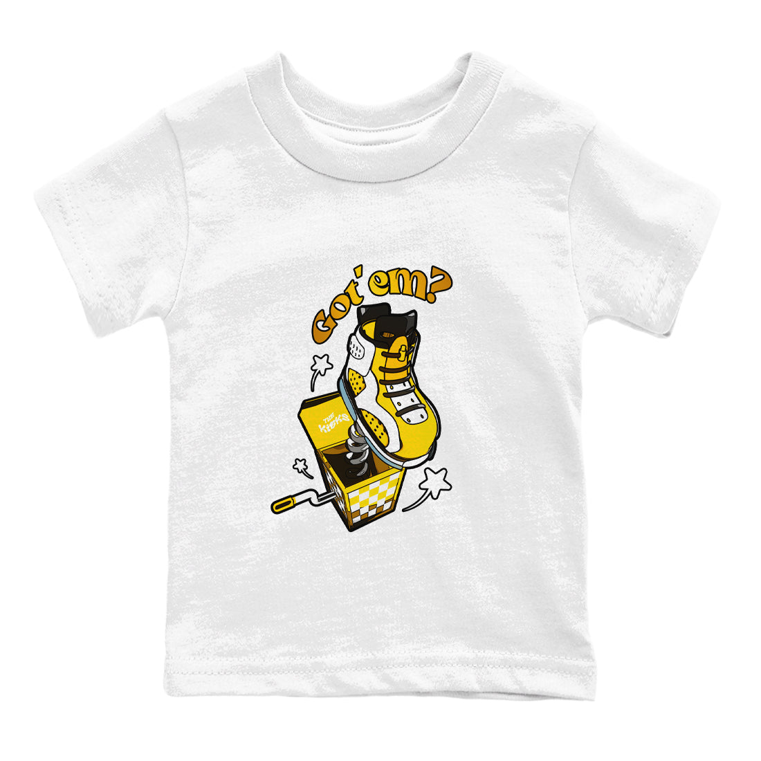 Shoe In The Box snkmatch Tee Kids - Air Jordan 6 Yellow Ochre