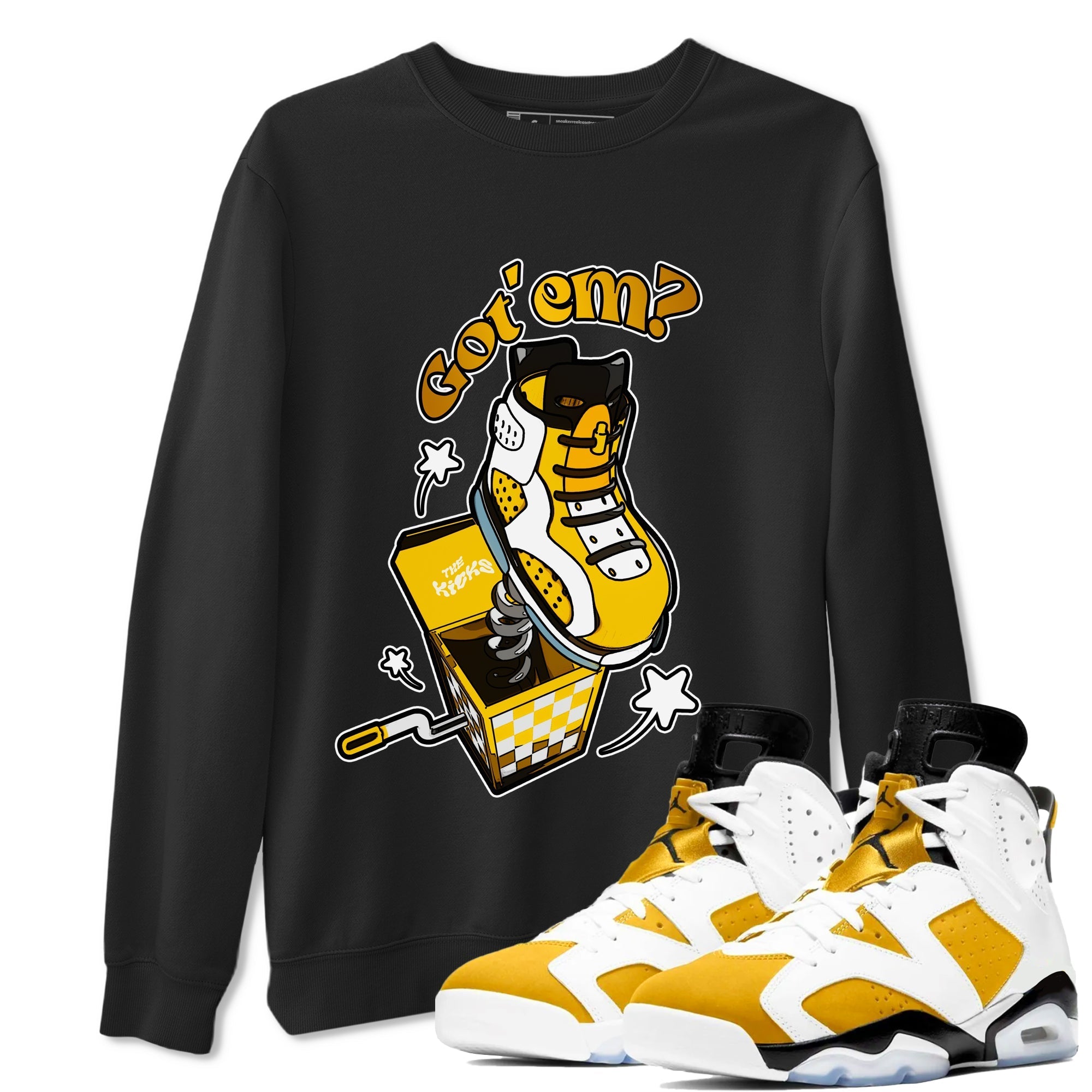 Shoe In The Box snkmatch Tee - Air Jordan 6 Yellow Ochre