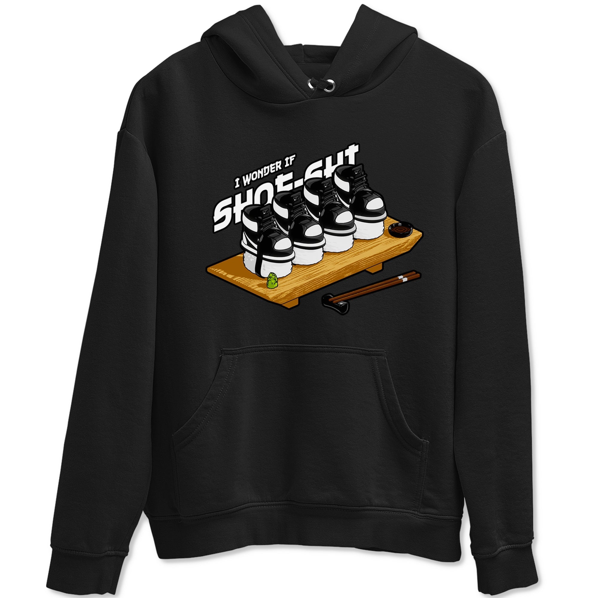 Shoe-Shi snkmatch Tees - Air Jordan 1 Black White