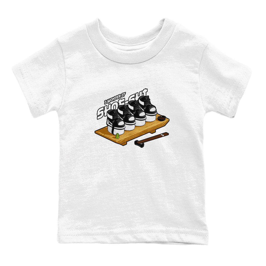 Shoe-Shi snkmatch Tees Kids - Air Jordan 1 Black White