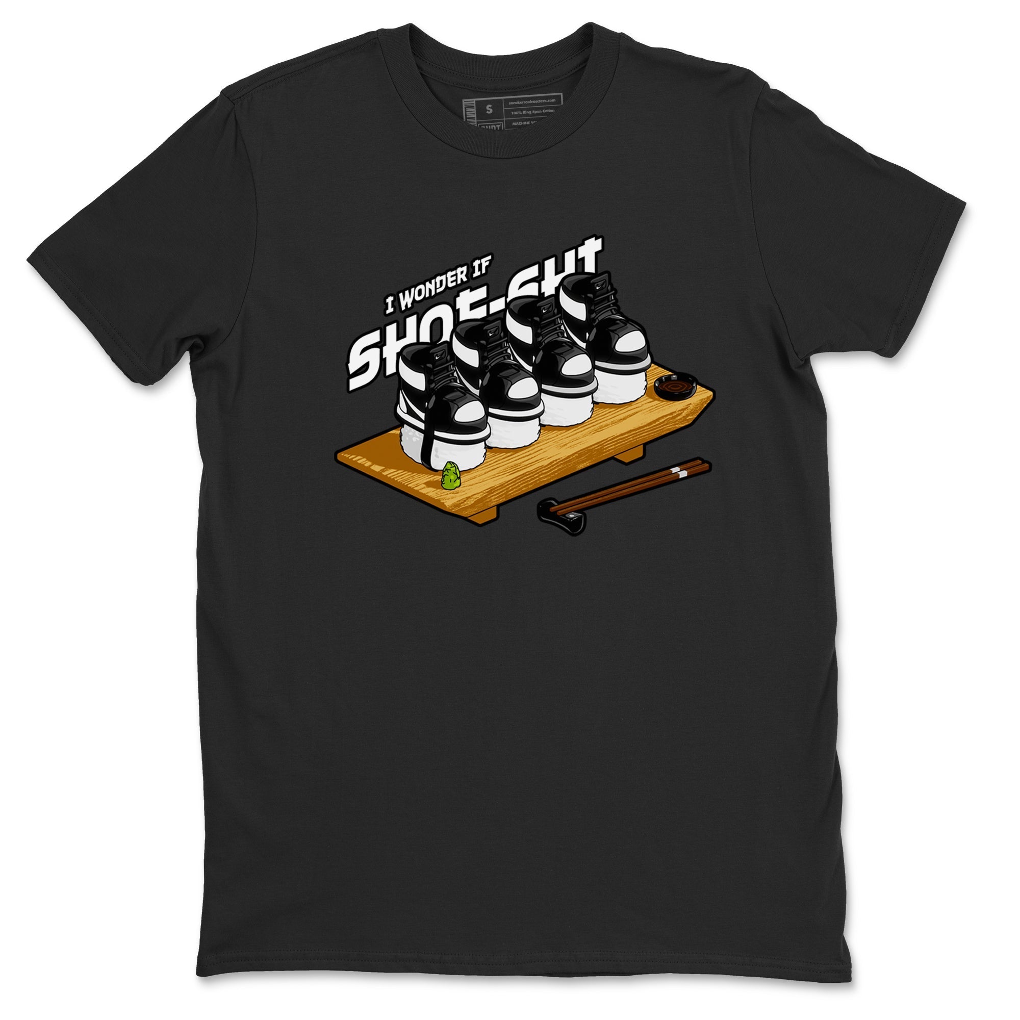 Shoe-Shi snkmatch Tees - Air Jordan 1 Black White