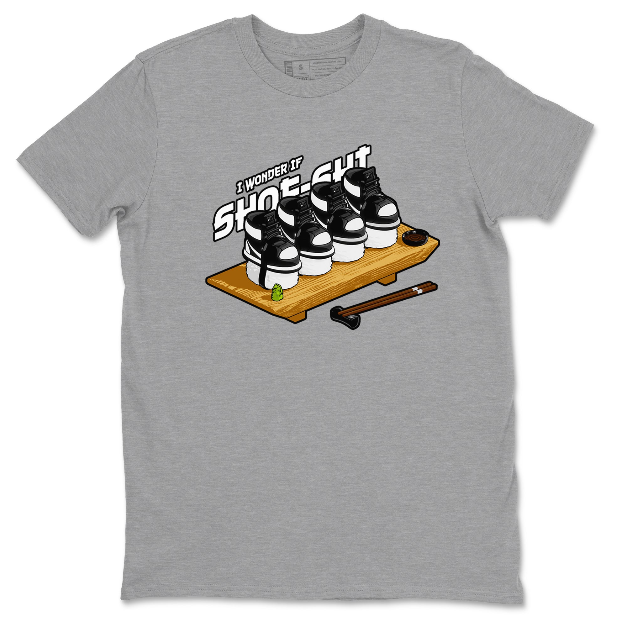 Shoe-Shi snkmatch Tees - Air Jordan 1 Black White