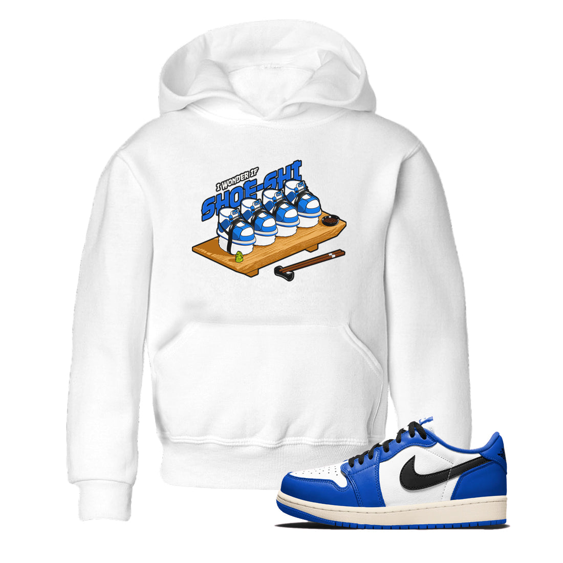 Shoe-Shi snkmatch Tees Kids - Air Jordan 1 Game Royal