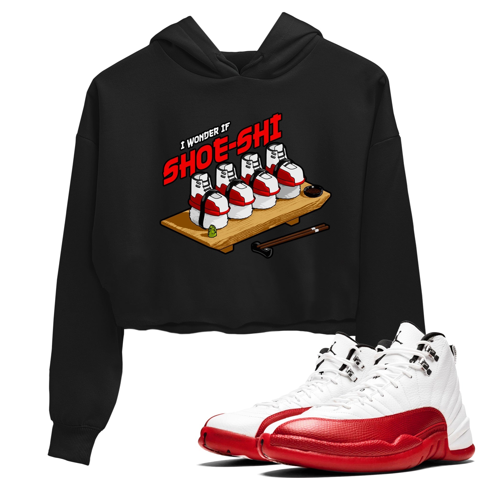 Shoe-Shi snkmatch Women's Top - Air Jordan 12 Cherry