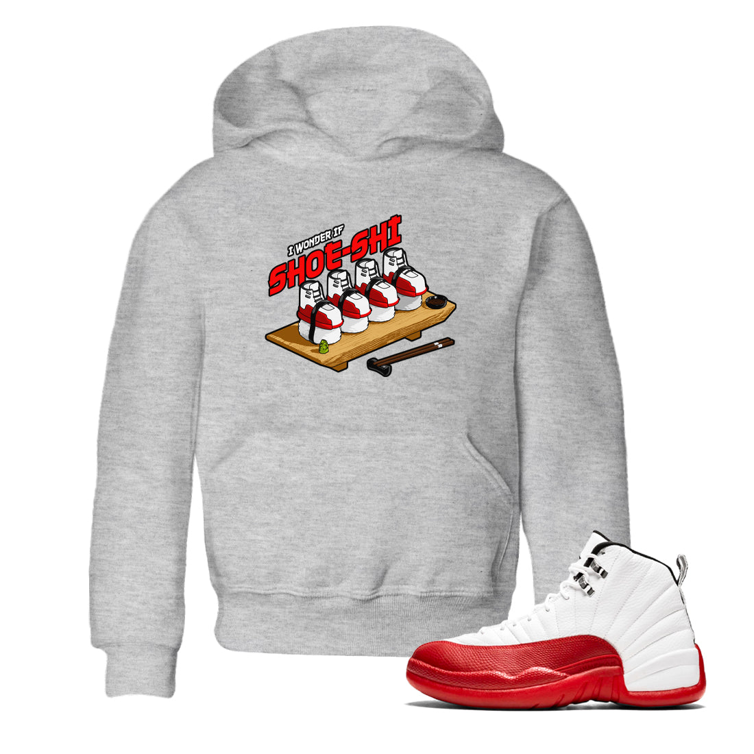 Shoe-Shi snkmatch Tee Kids - Air Jordan 12 Cherry