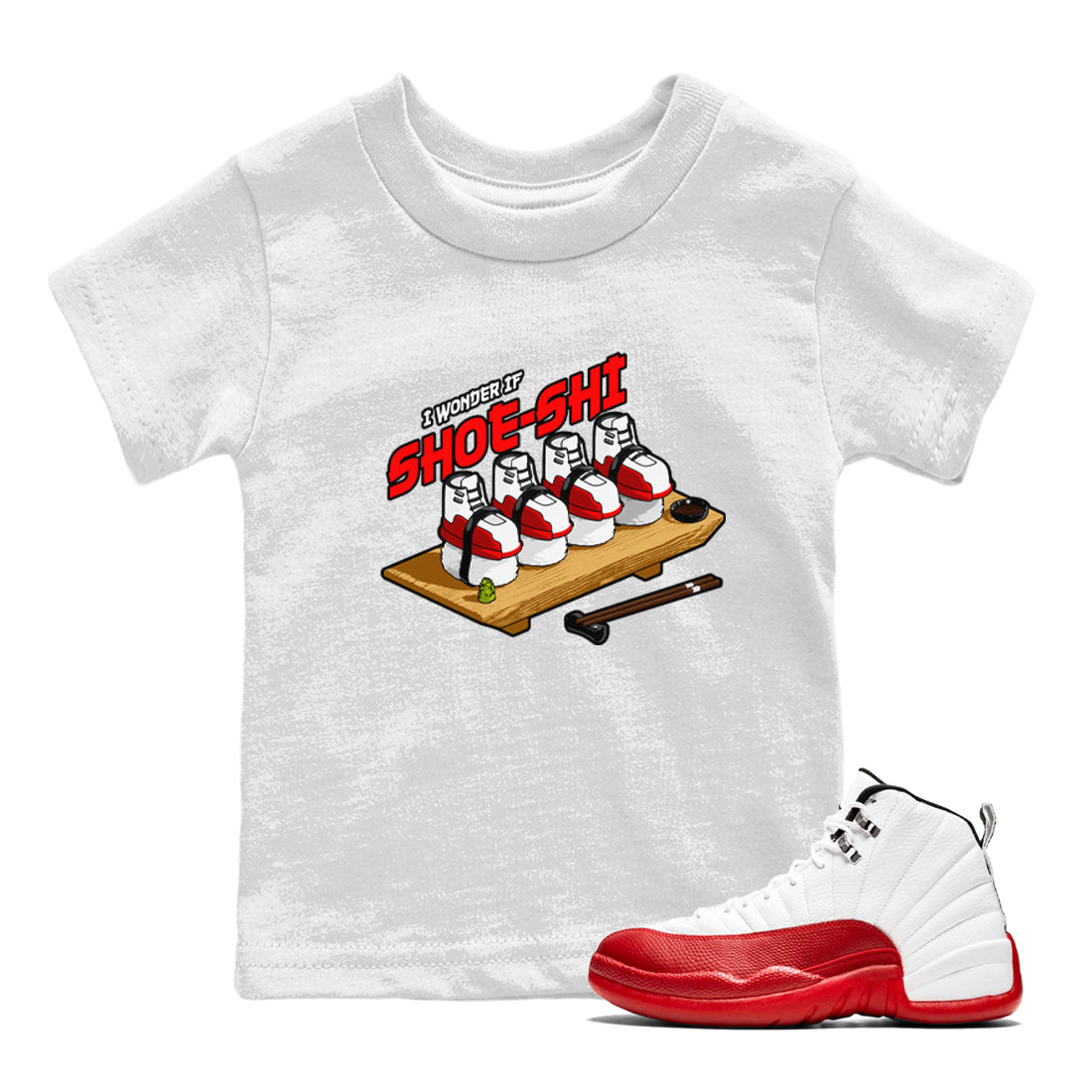 Shoe-Shi snkmatch Tee Kids - Air Jordan 12 Cherry