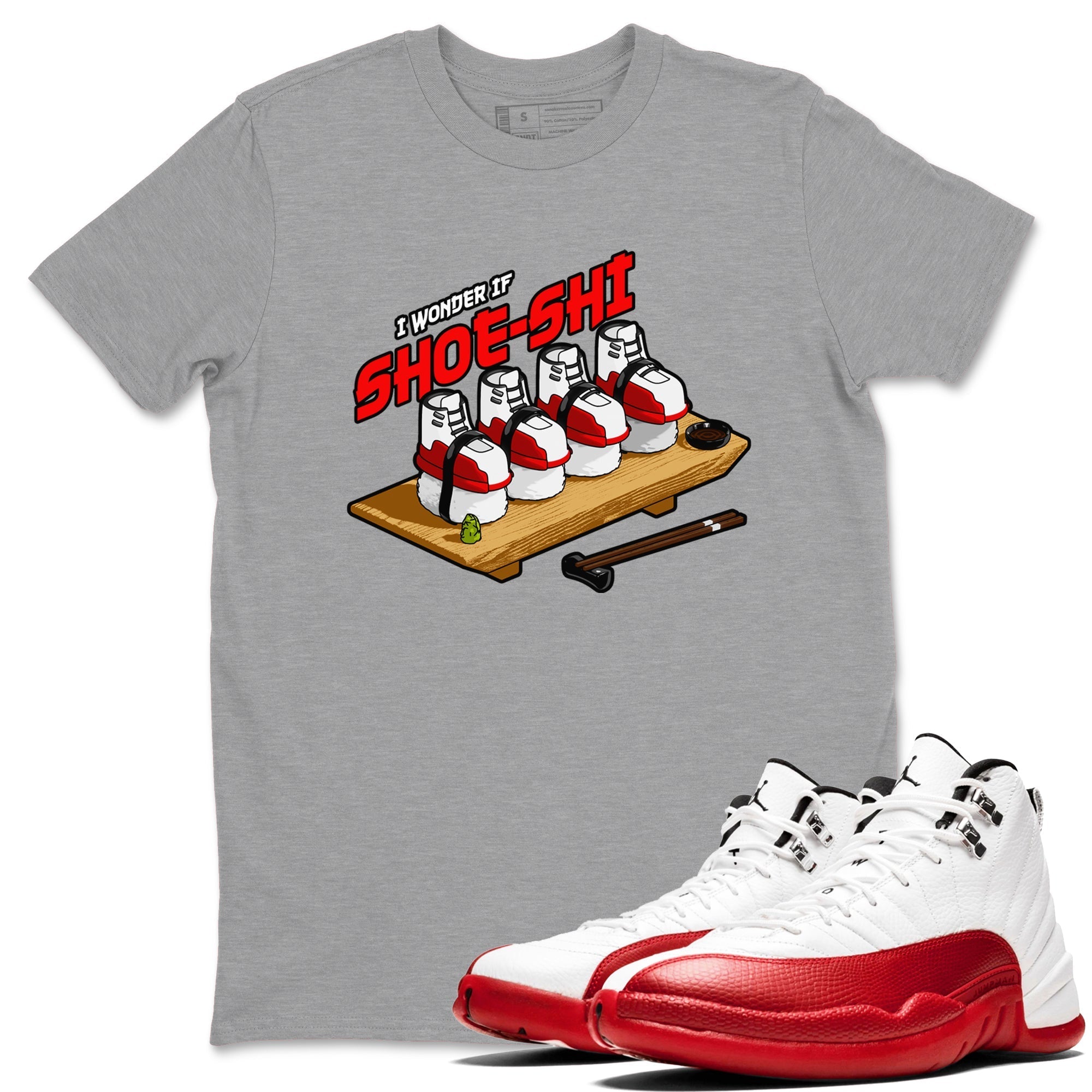 Shoe-Shi snkmatch Tee - Air Jordan 12 Cherry