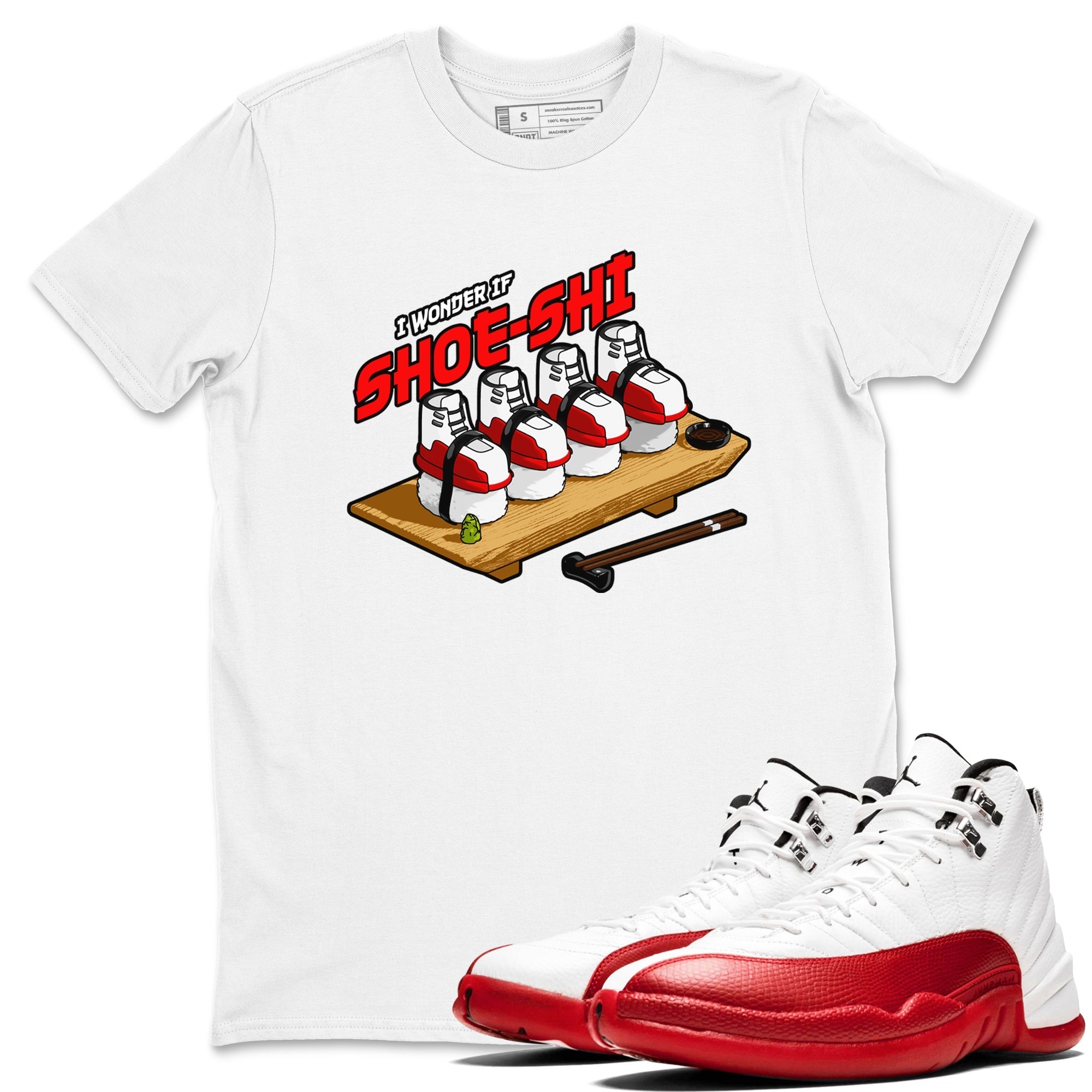 Shoe-Shi snkmatch Tee - Air Jordan 12 Cherry