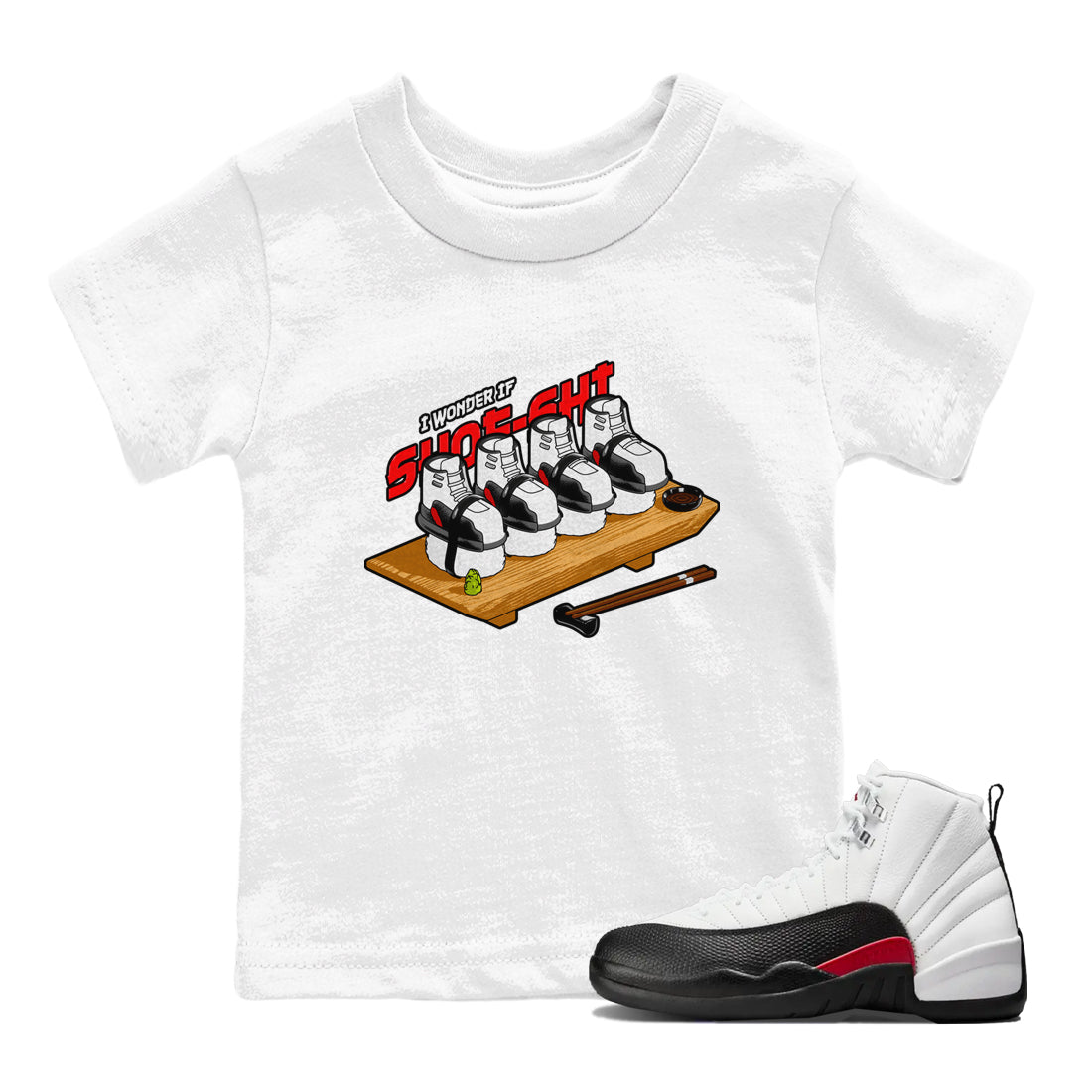 Shoe-Shi snkmatch Tees Kids - Air Jordan 12 Taxi Flip