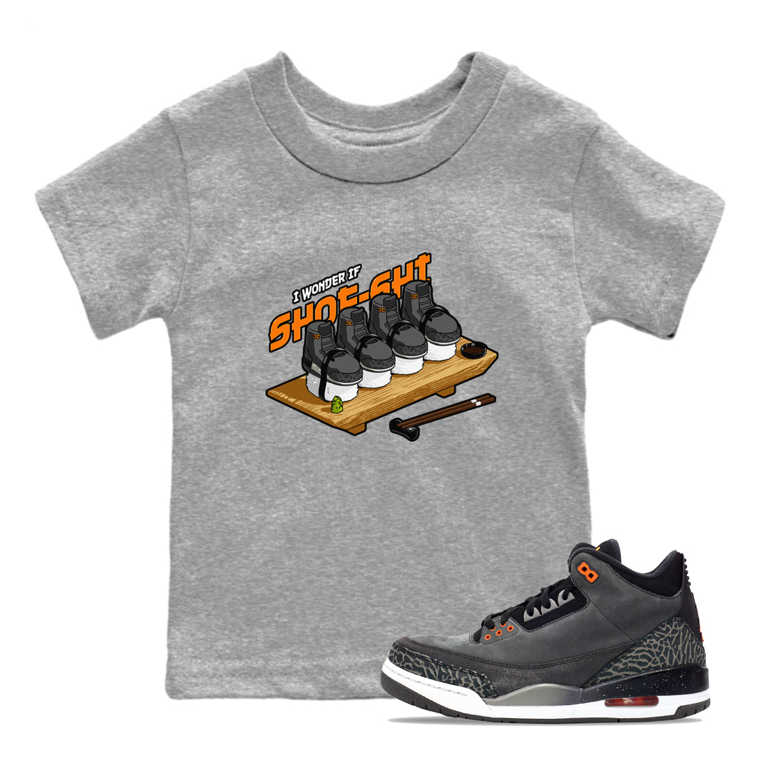 Shoe-Shi snkmatch Tee Kids - Air Jordan 3 Fear