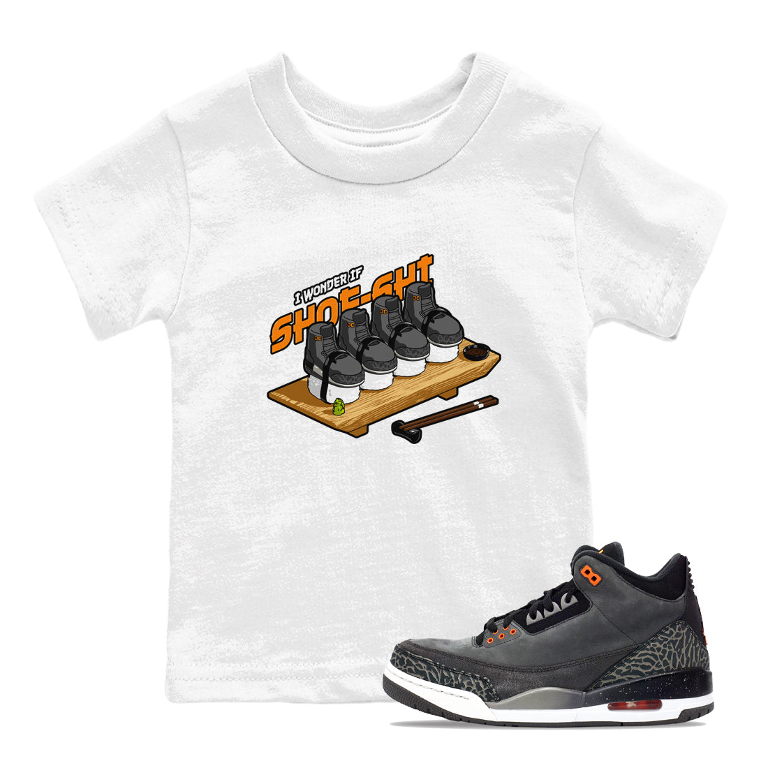 Shoe-Shi snkmatch Tee Kids - Air Jordan 3 Fear