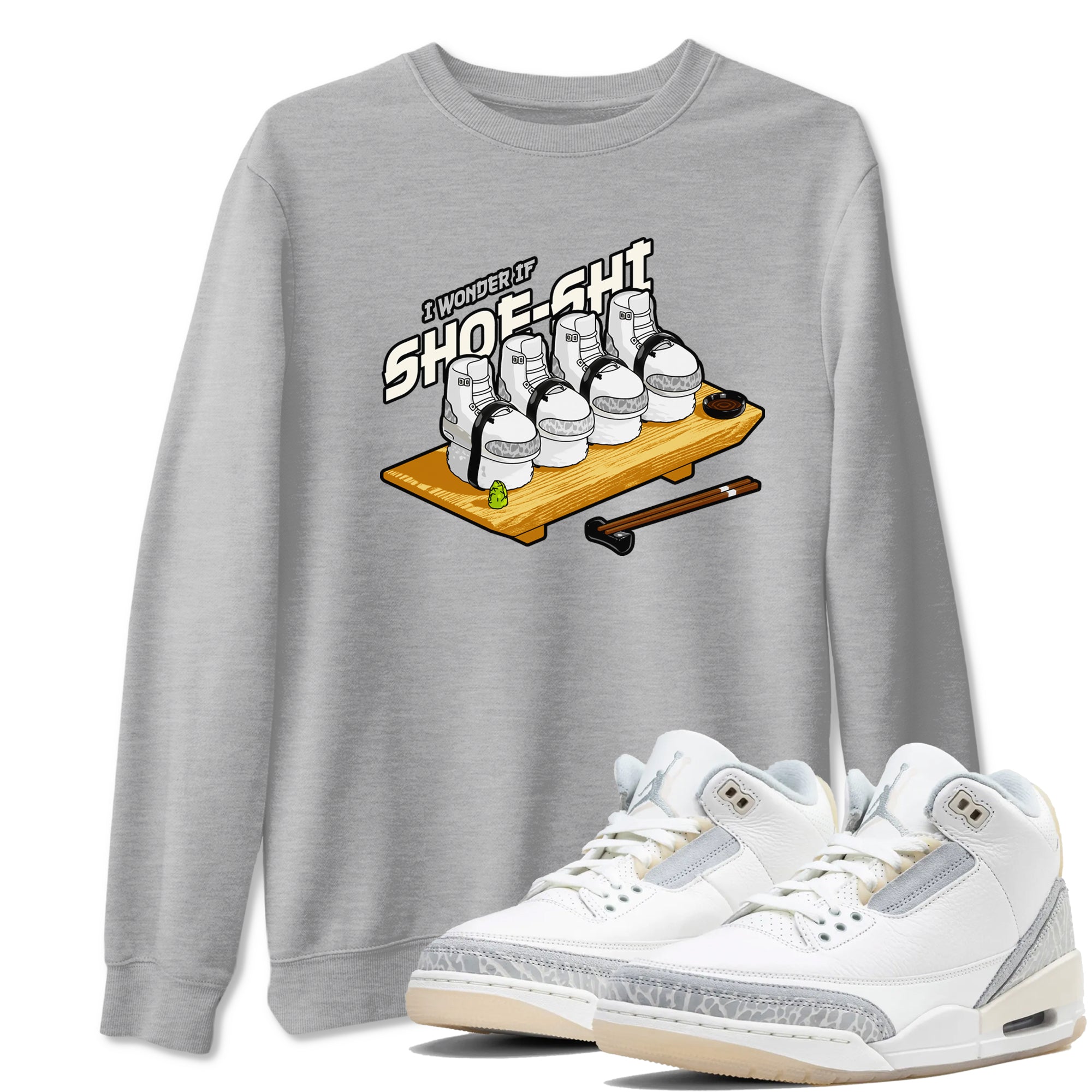 Shoe-Shi snkmatch Tees - Air Jordan 3 Ivory