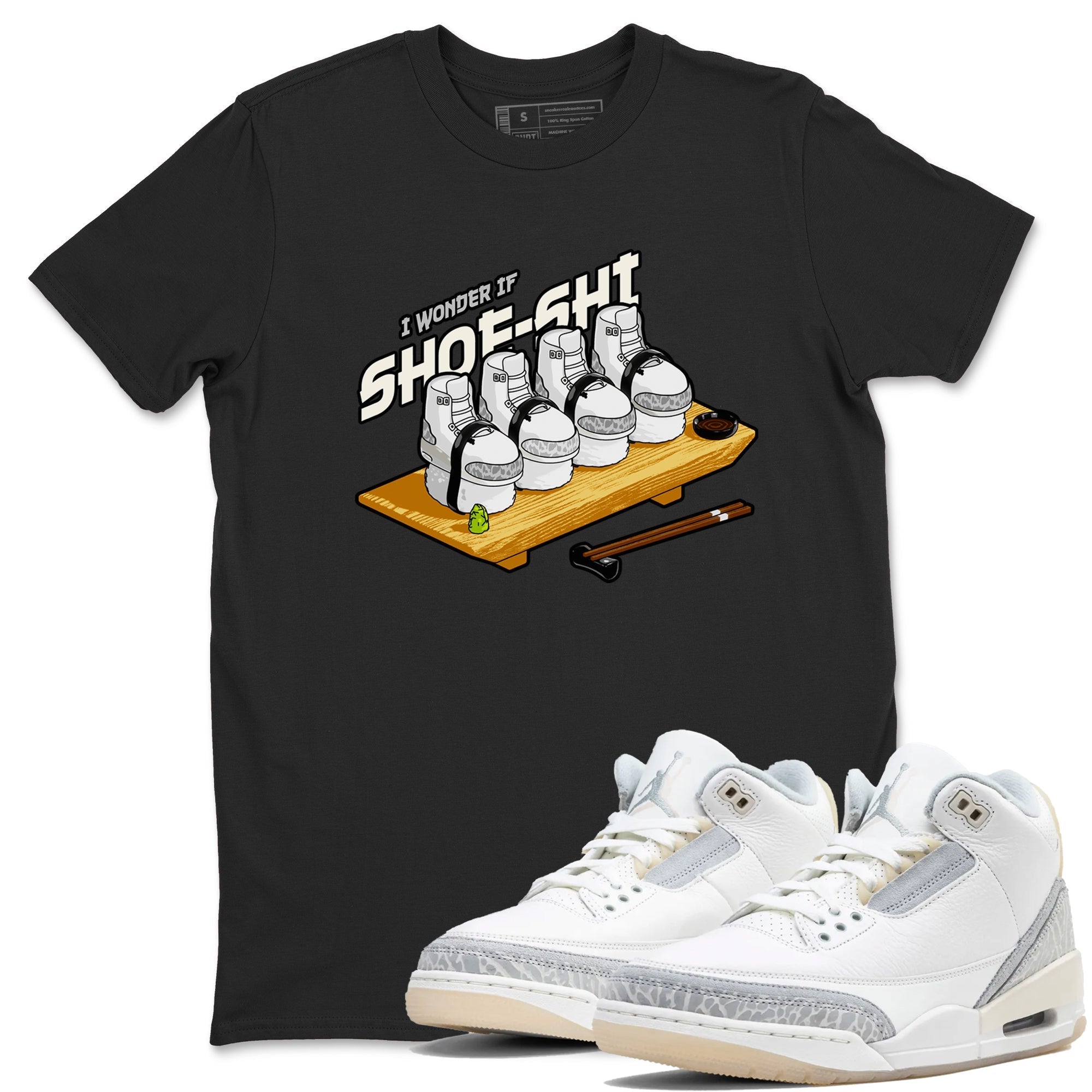 Shoe-Shi snkmatch Tees - Air Jordan 3 Ivory