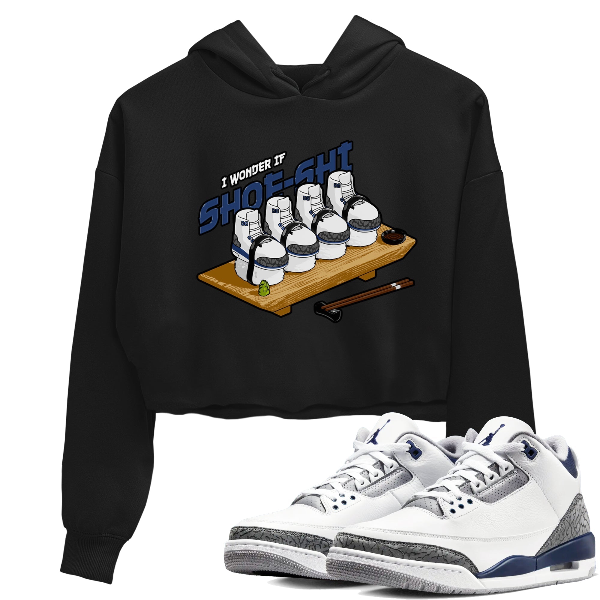 Shoe-Shi snkmatch Women's Top - Air Jordan 3 Midnight Navy 2023