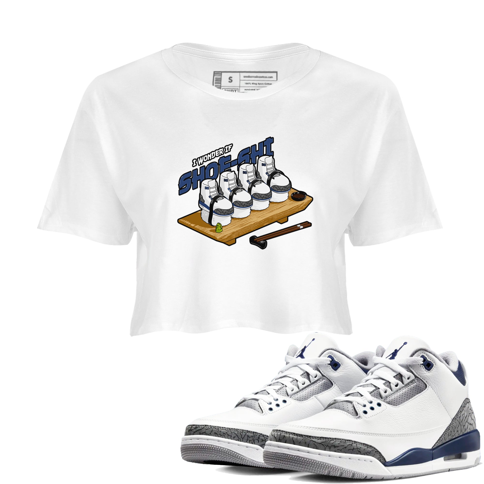 Shoe-Shi snkmatch Women's Top - Air Jordan 3 Midnight Navy 2023