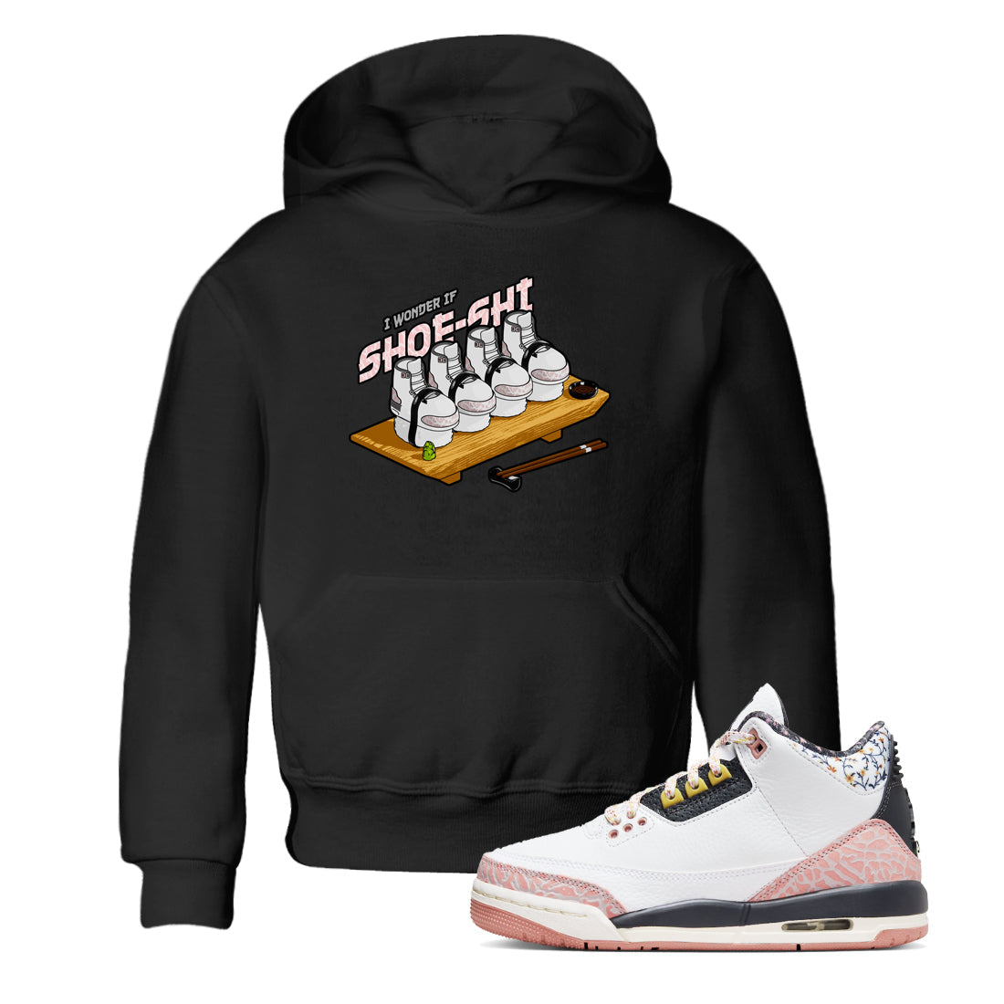 Shoe-Shi snkmatch Tees Kids - Air Jordan 3 Vintage Floral