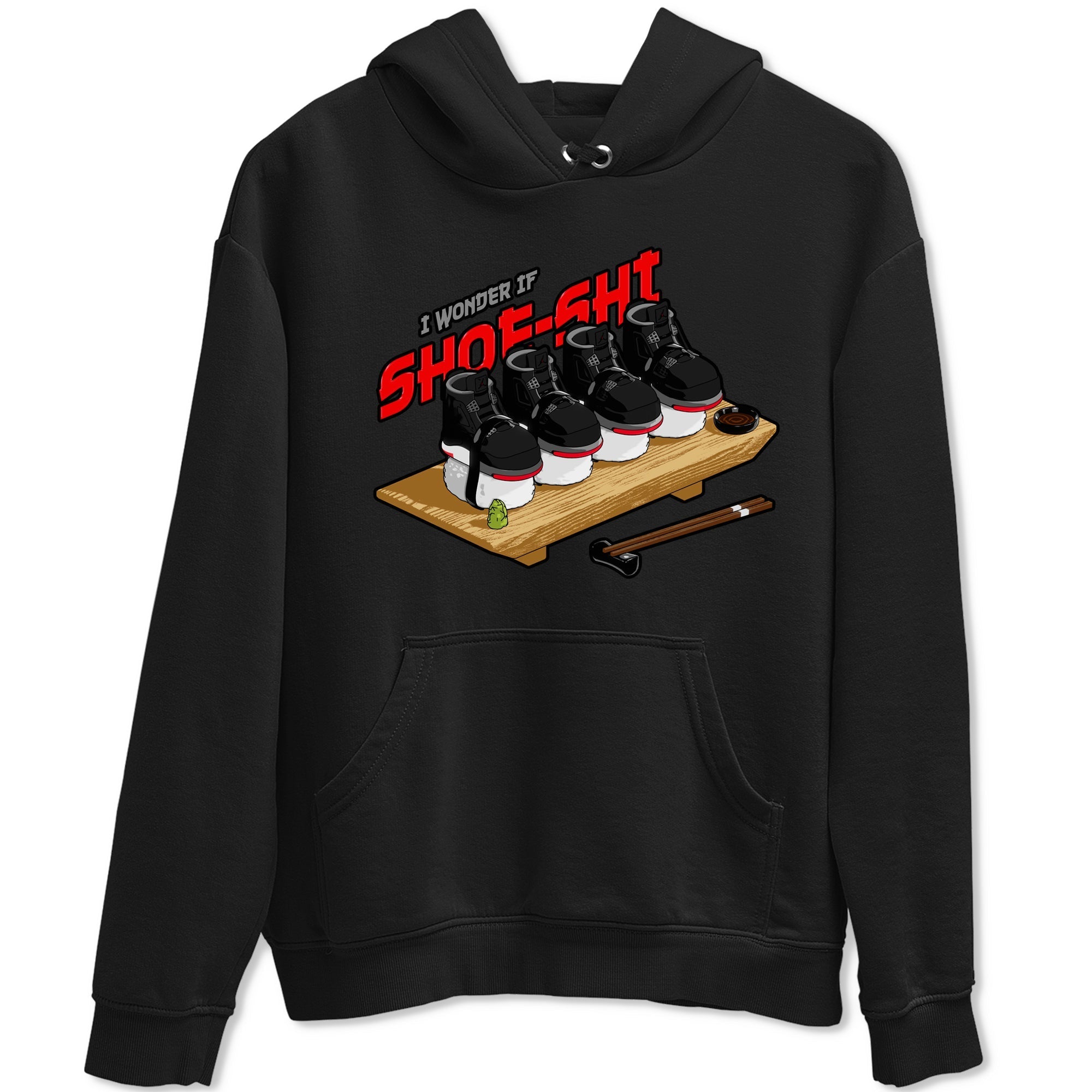 Shoe-Shi snkmatch Tee - Air Jordan 4 Bred Reimagined