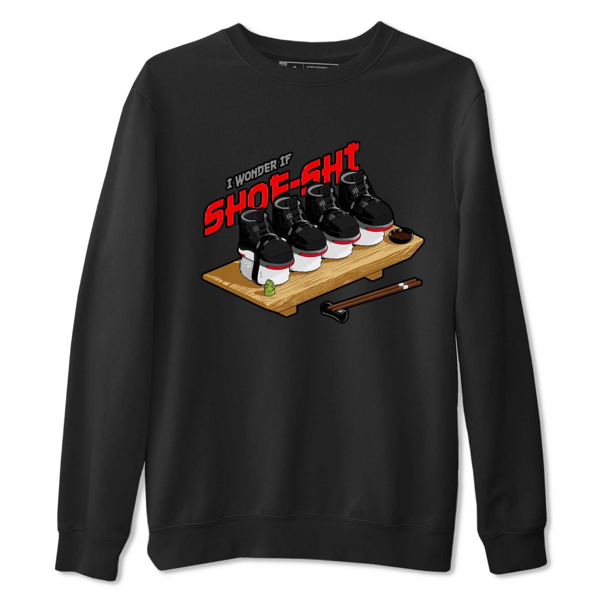 Shoe-Shi snkmatch Tee - Air Jordan 4 Bred Reimagined