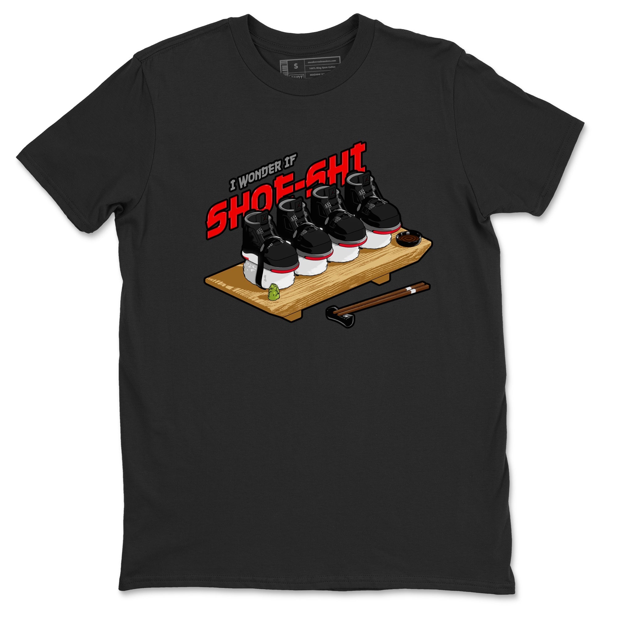 Shoe-Shi snkmatch Tee - Air Jordan 4 Bred Reimagined