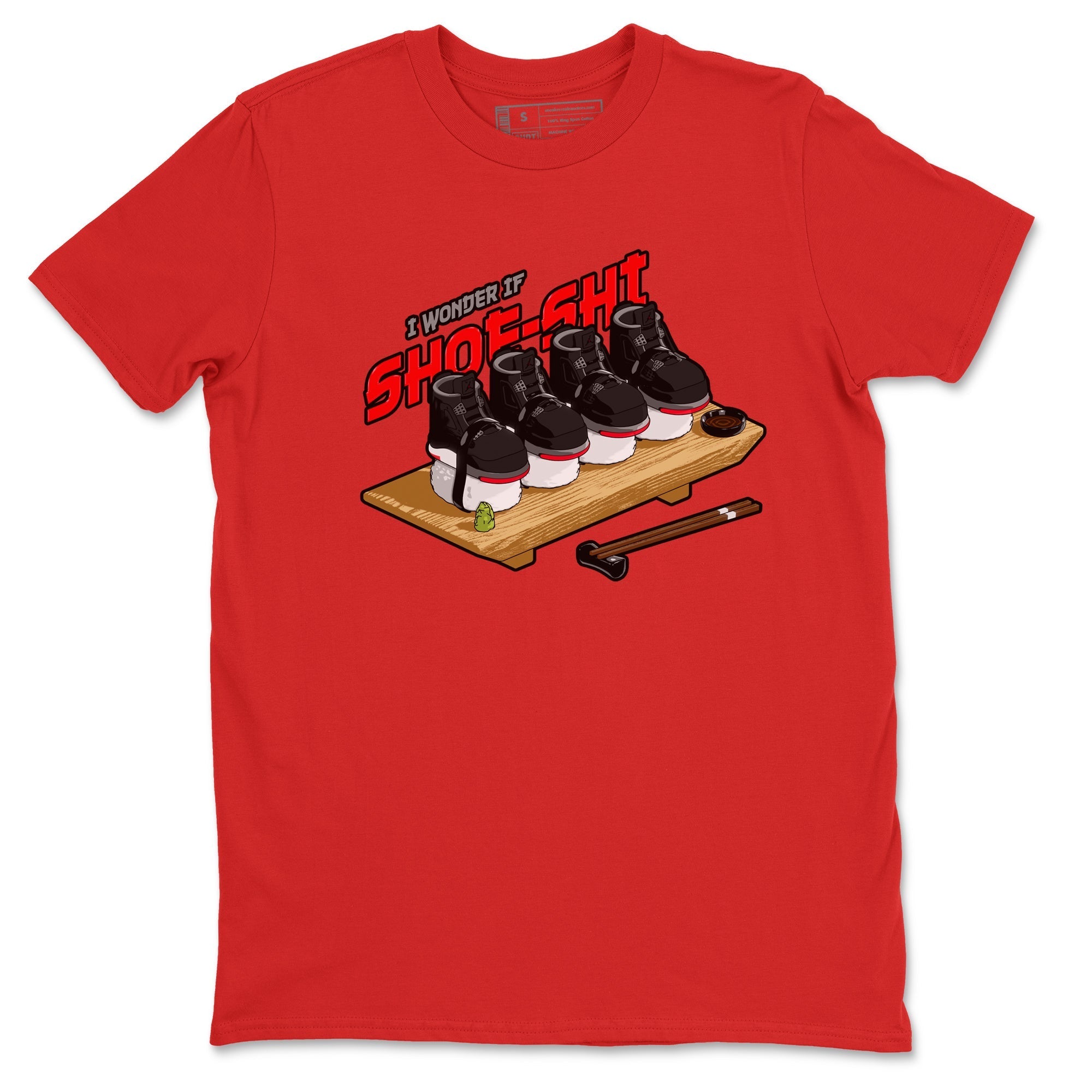 Shoe-Shi snkmatch Tee - Air Jordan 4 Bred Reimagined