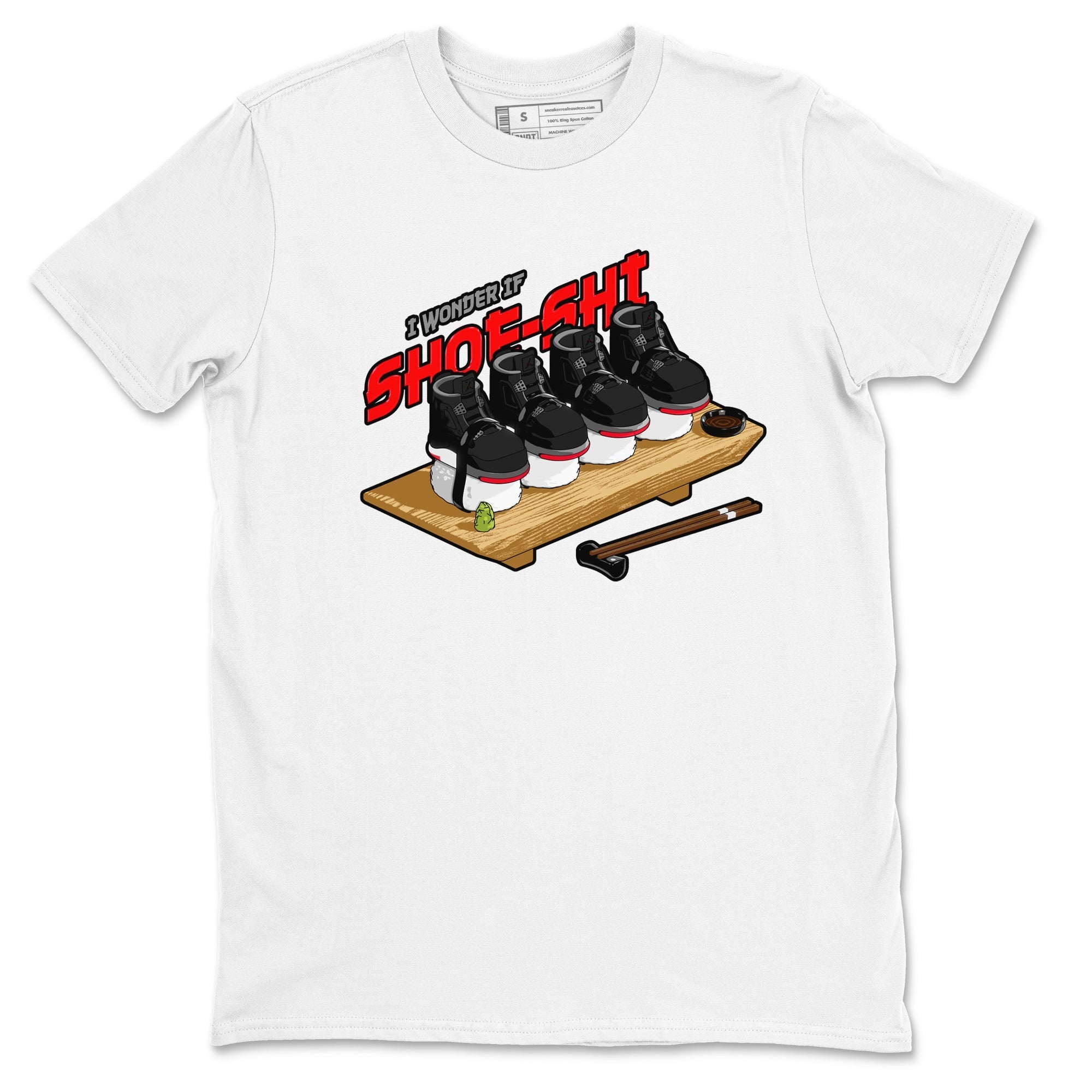 Shoe-Shi snkmatch Tee - Air Jordan 4 Bred Reimagined
