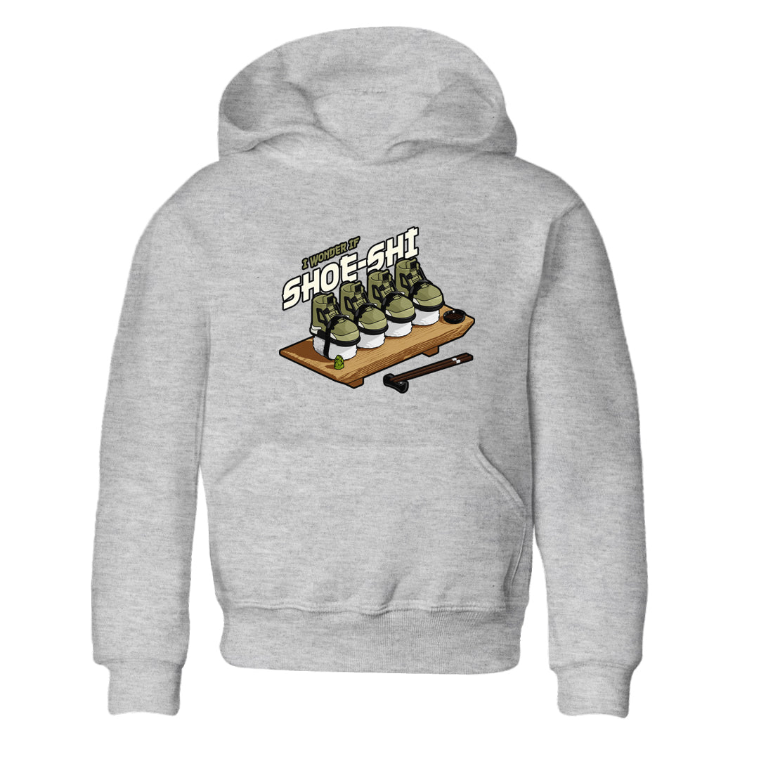 Shoe-Shi snkmatch Tee Kids - Air Jordan 4 Medium Olive