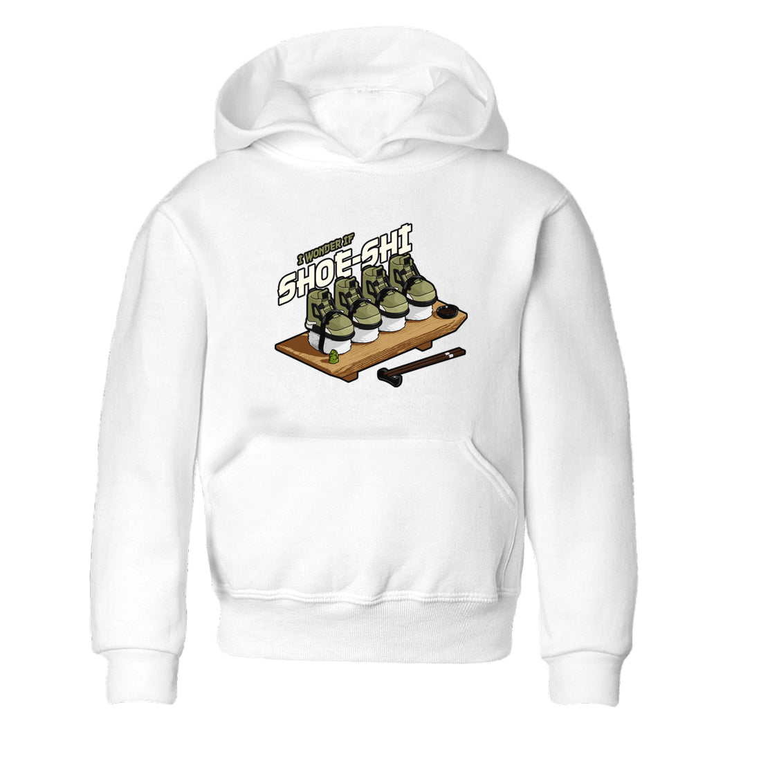 Shoe-Shi snkmatch Tee Kids - Air Jordan 4 Medium Olive