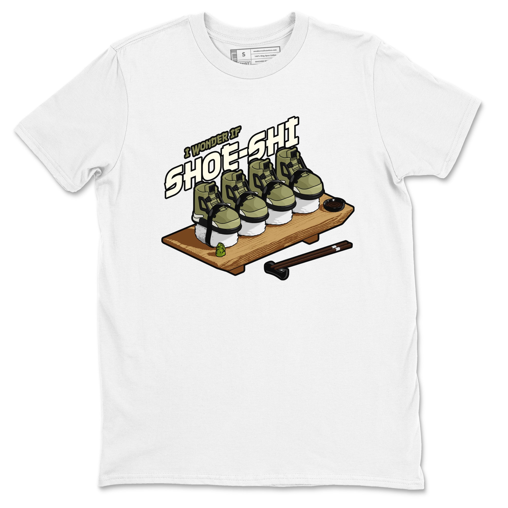 Shoe-Shi snkmatch Tee - Air Jordan 4 Medium Olive