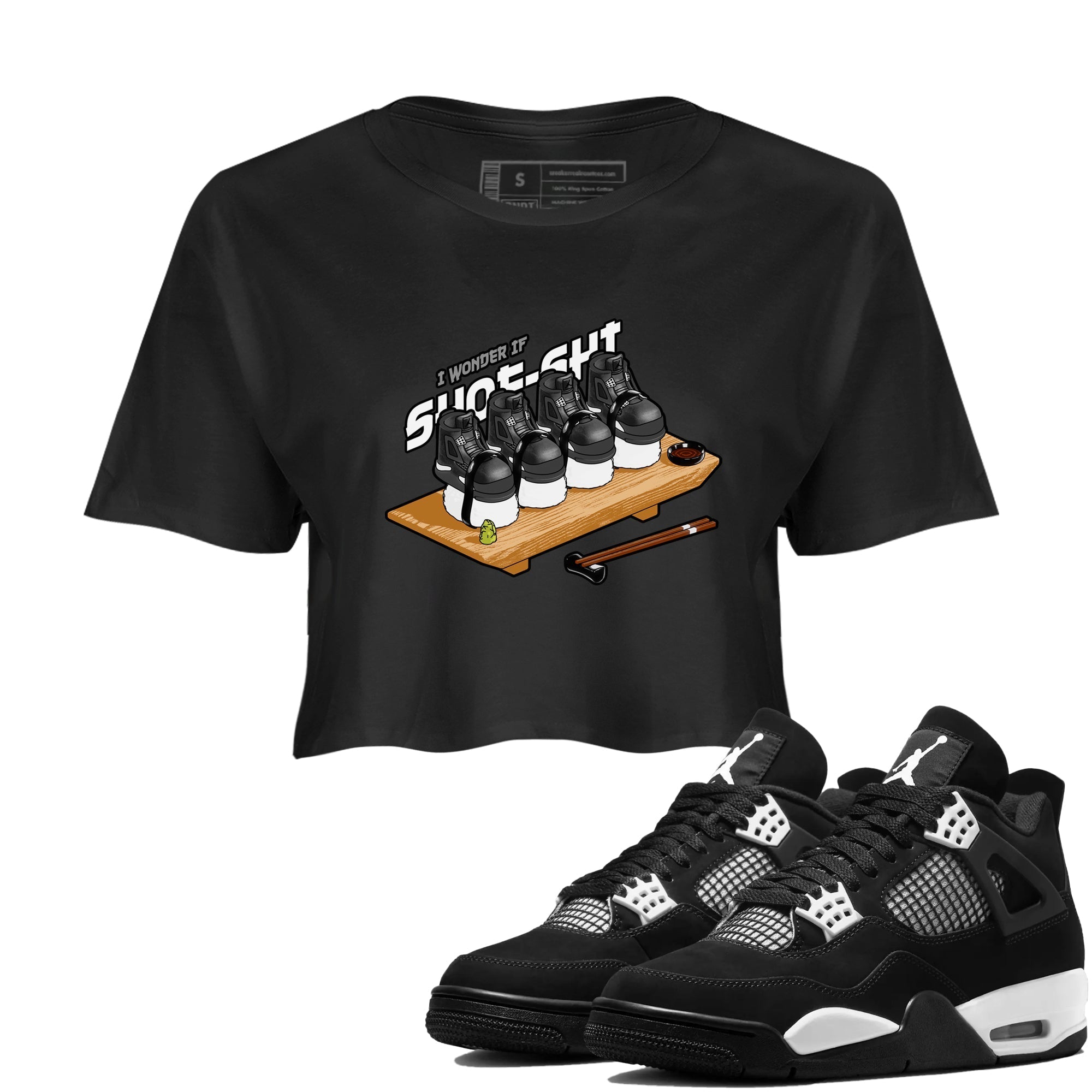 Shoe-Shi snkmatch Women's Top - Air Jordan 4 White Thunder