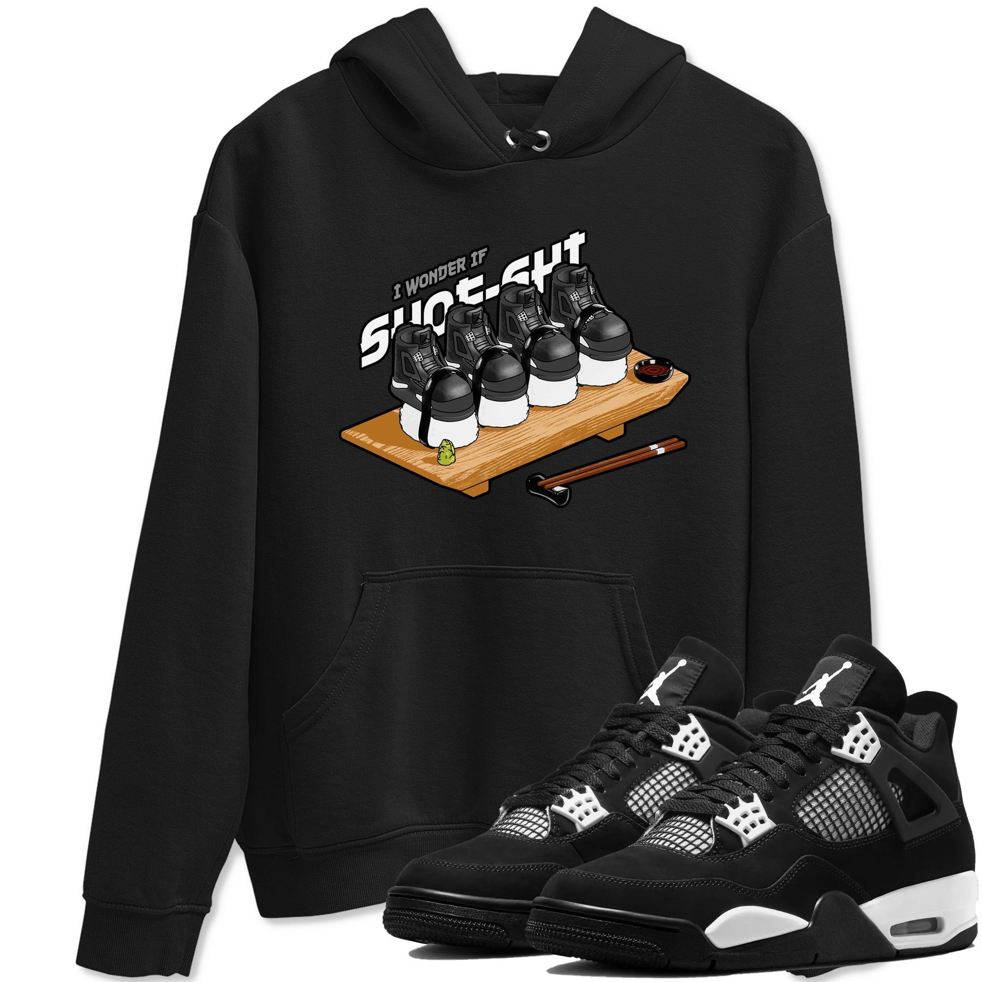 Shoe-Shi snkmatch Tees - Air Jordan 4 White Thunder