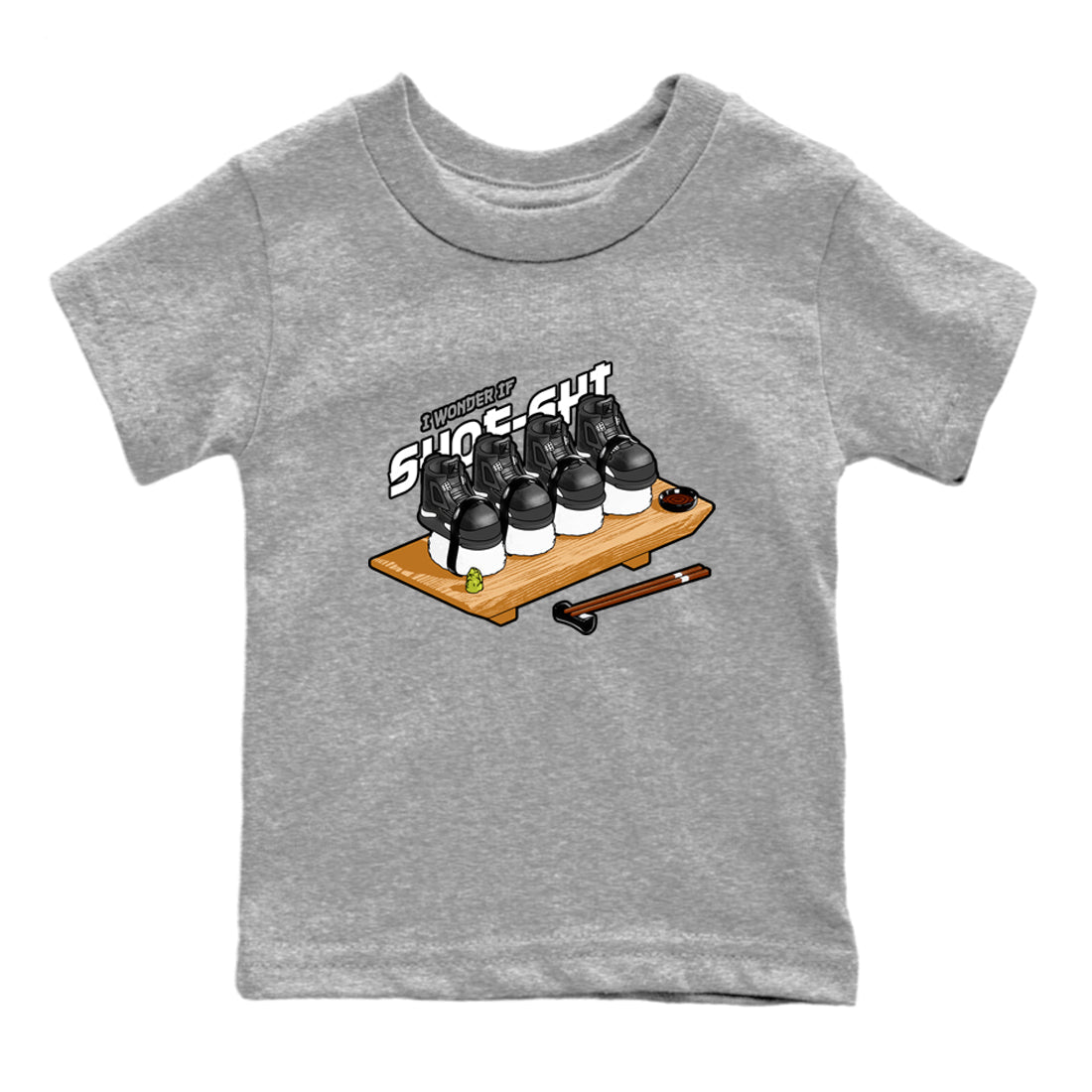 Shoe-Shi snkmatch Tees Kids - Air Jordan 4 White Thunder