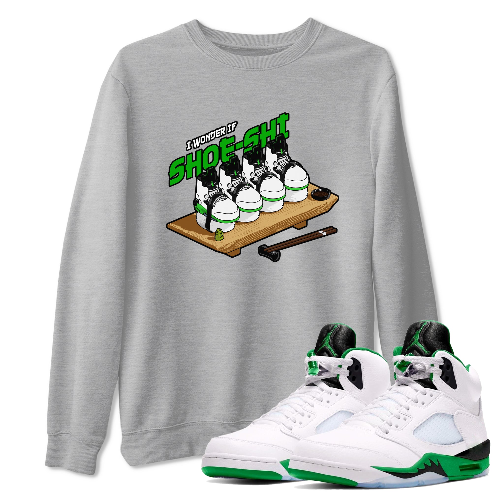 Shoe-Shi snkmatch Tee - Air Jordan 5 Lucky Green