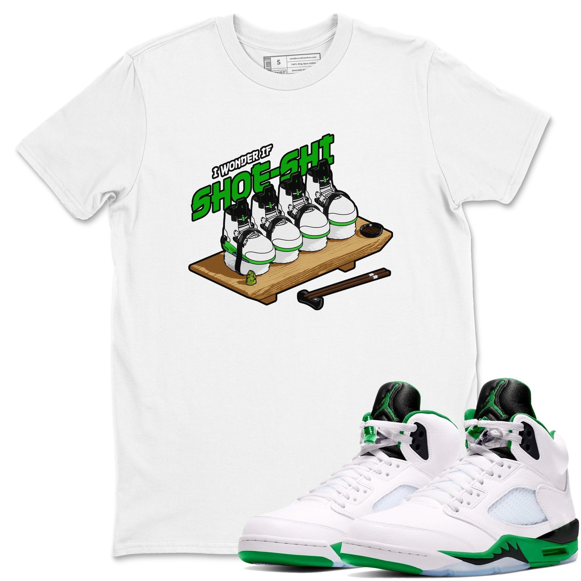 Shoe-Shi snkmatch Tee - Air Jordan 5 Lucky Green
