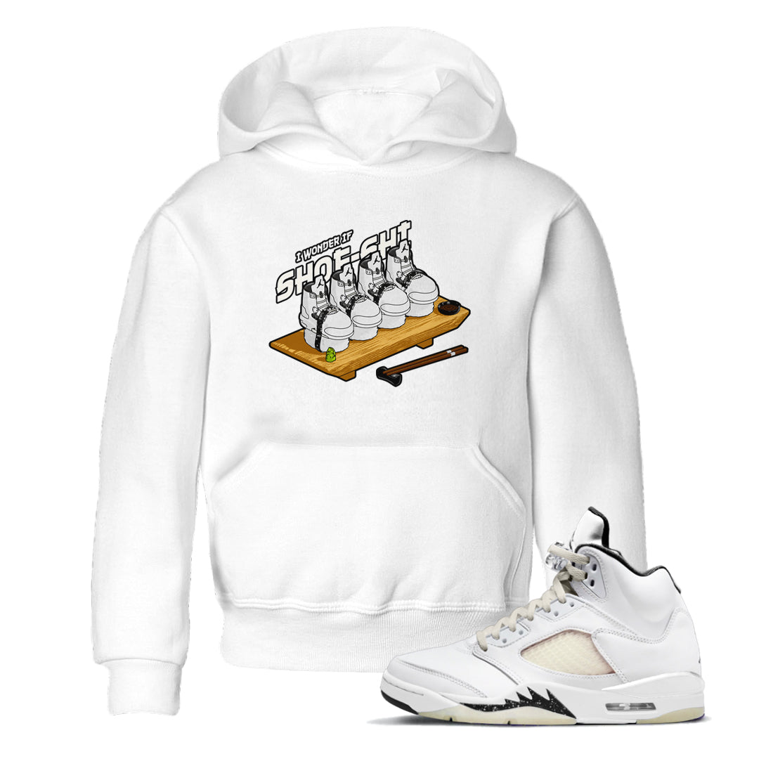 Shoe-Shi snkmatch Tees Kids - Air Jordan 5 Sail
