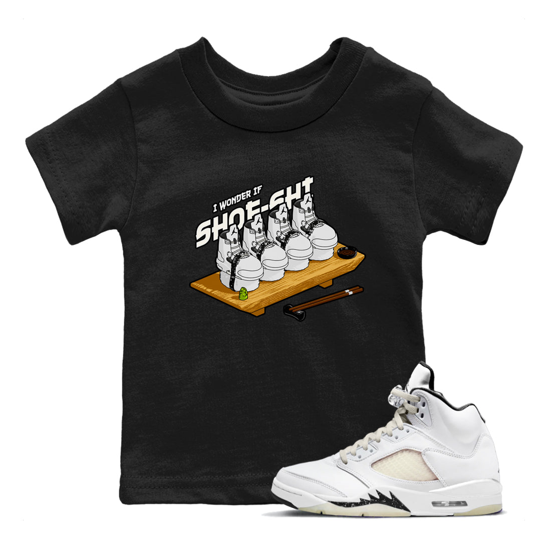 Shoe-Shi snkmatch Tees Kids - Air Jordan 5 Sail