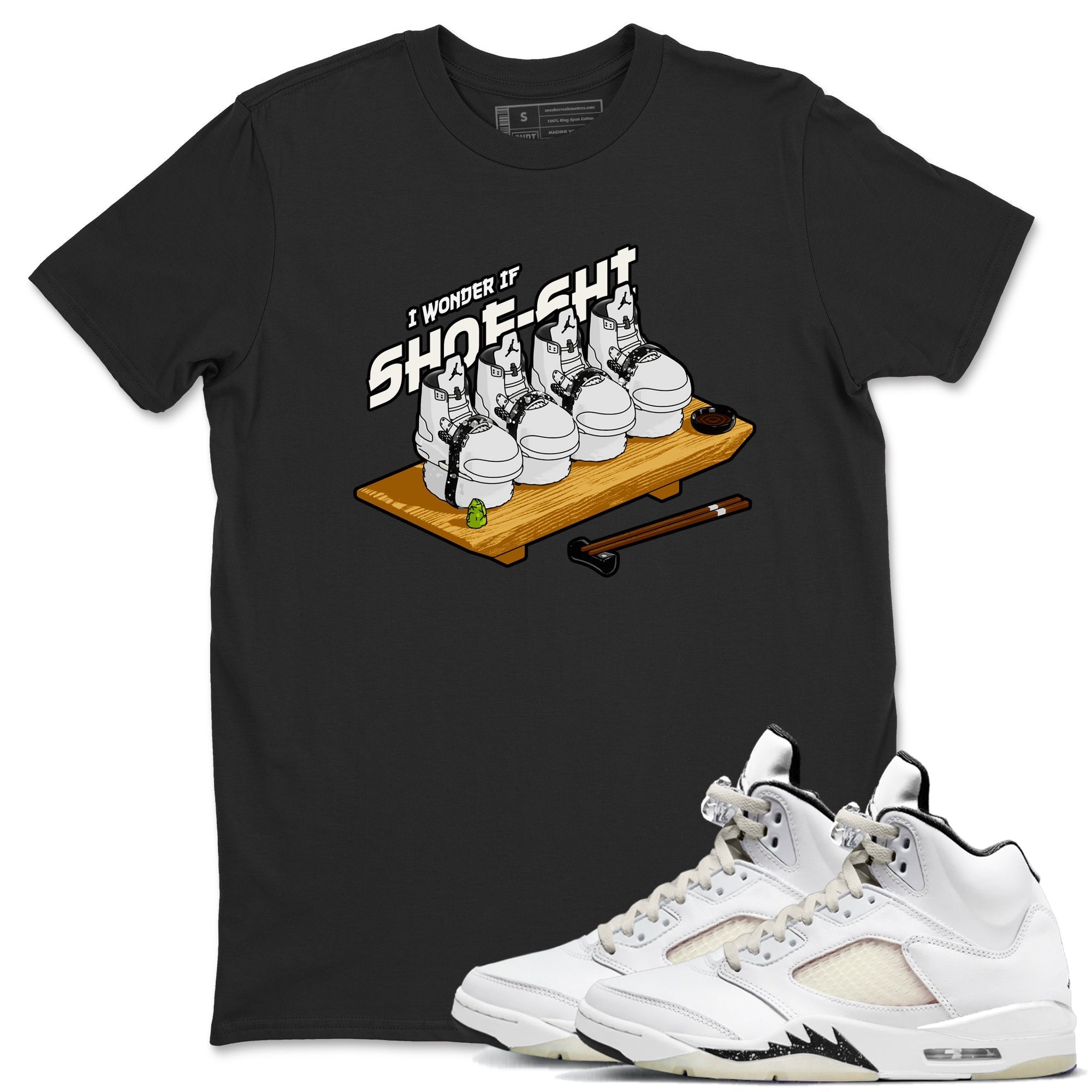 Shoe-Shi snkmatch Tees - Air Jordan 5 Sail