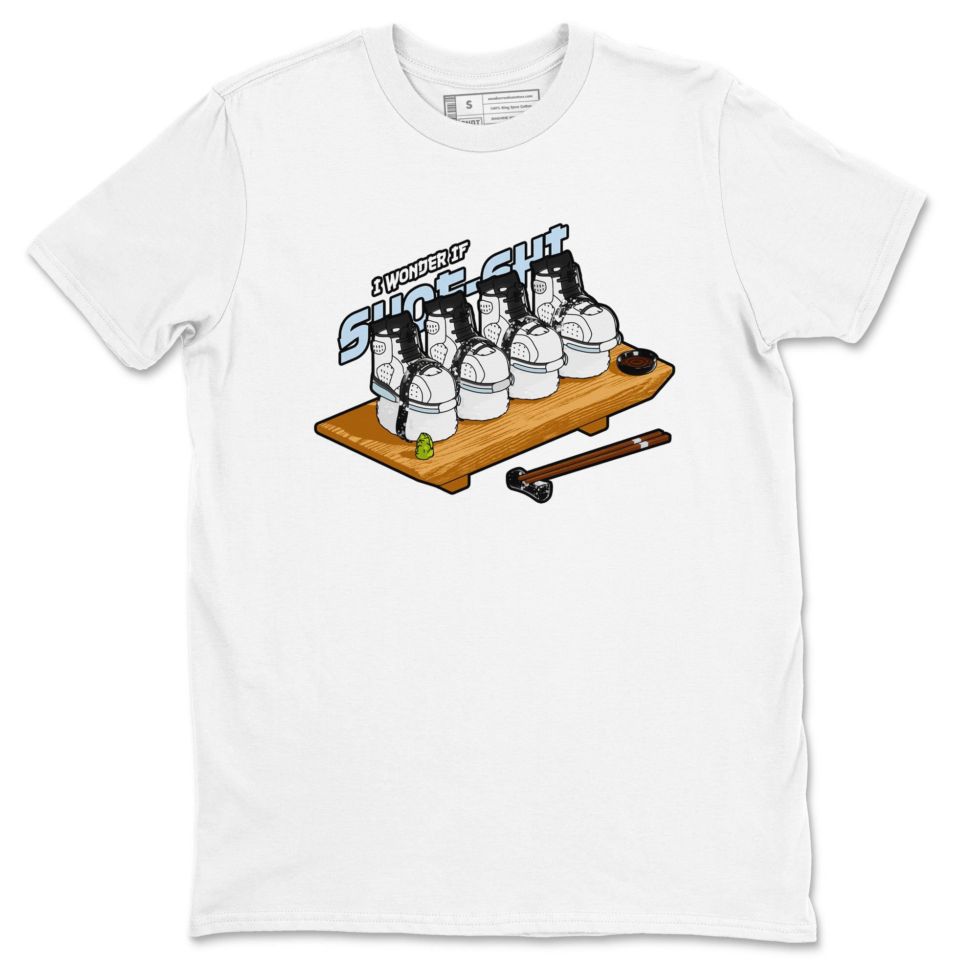 Shoe-Shi snkmatch Tees - Air Jordan 6 White Black