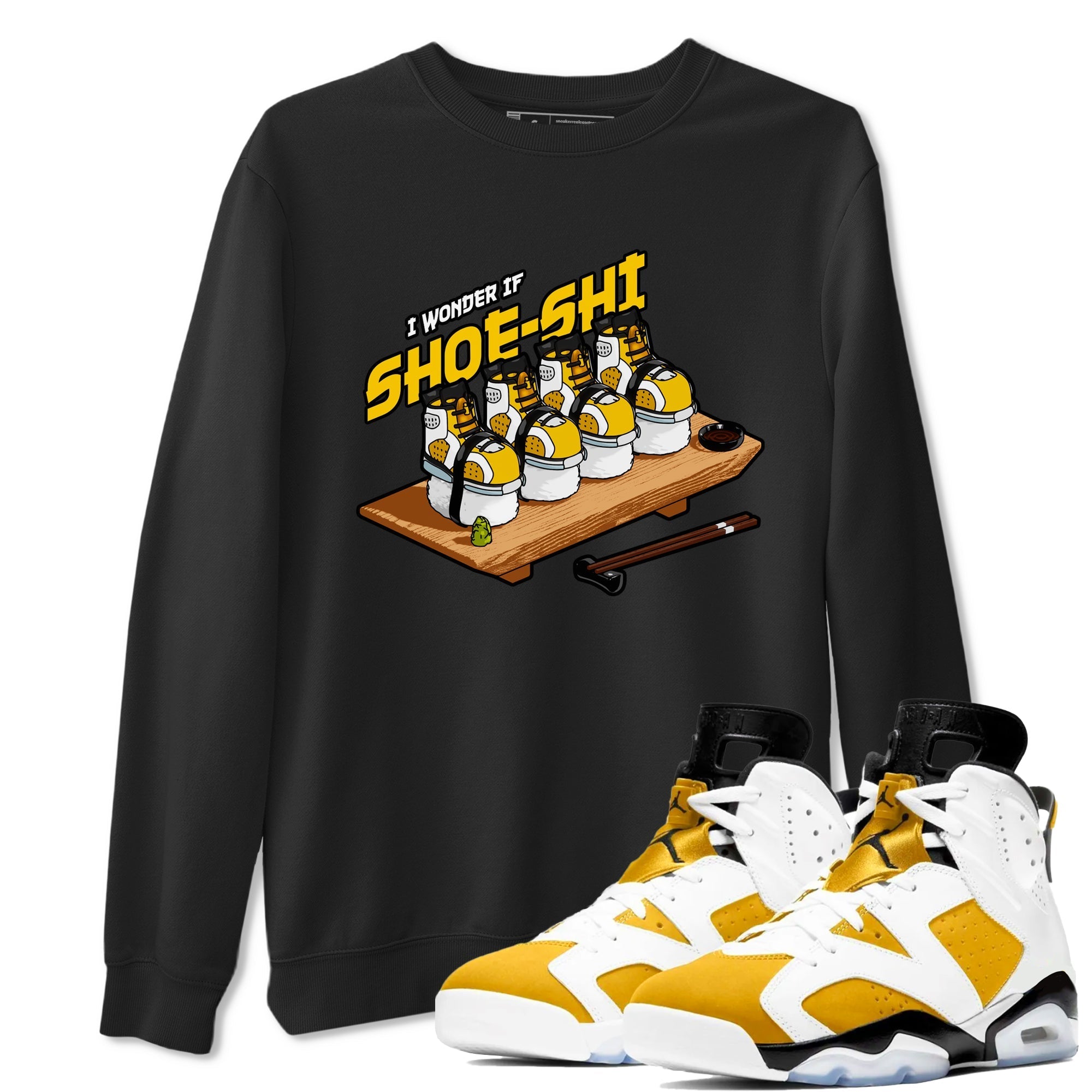 Shoe-Shi snkmatch Tee - Air Jordan 6 Yellow Ochre