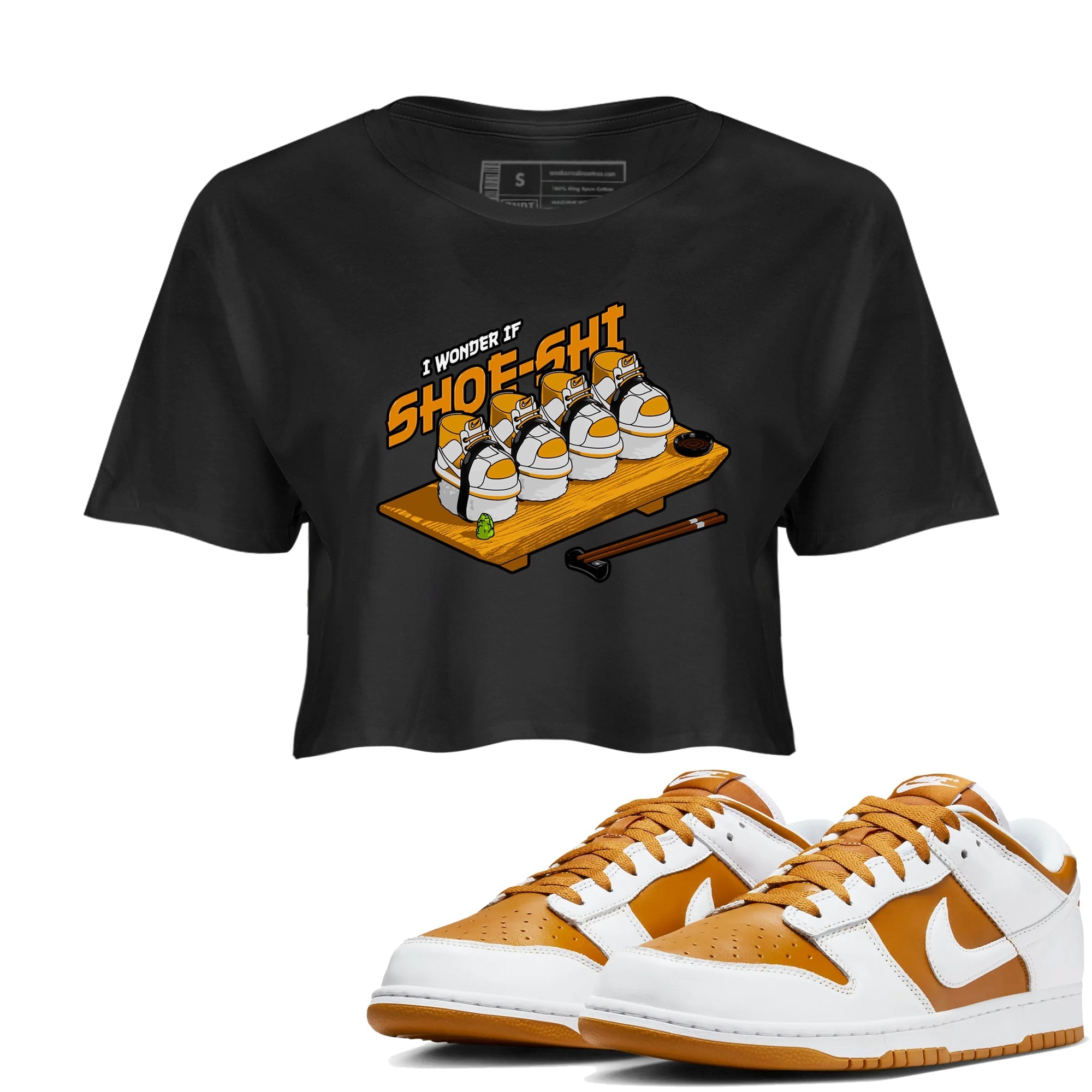 Shoe-Shi snkmatch Women's Top - Dunk Dark Curry