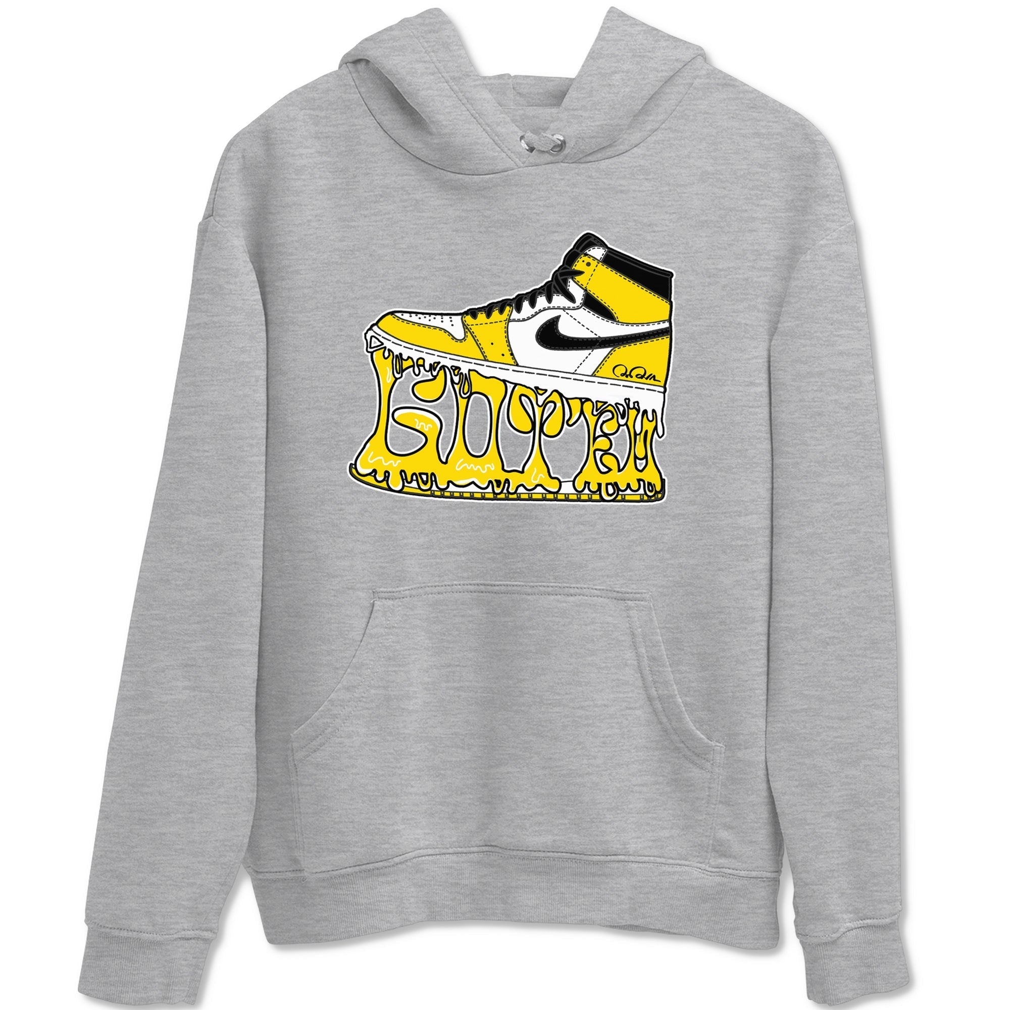 Shoe Stuck snkmatch Tees - Air Jordan 1 Yellow Ochre