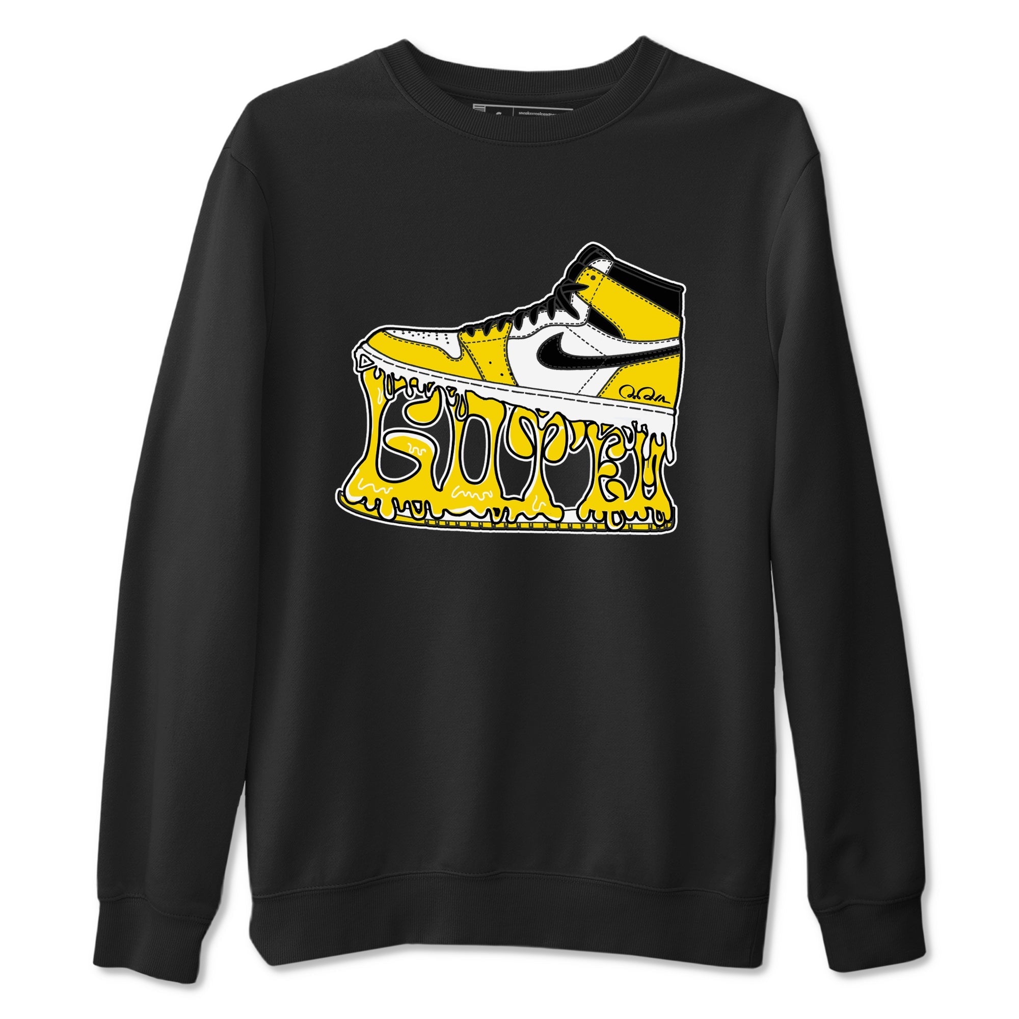 Shoe Stuck snkmatch Tees - Air Jordan 1 Yellow Ochre