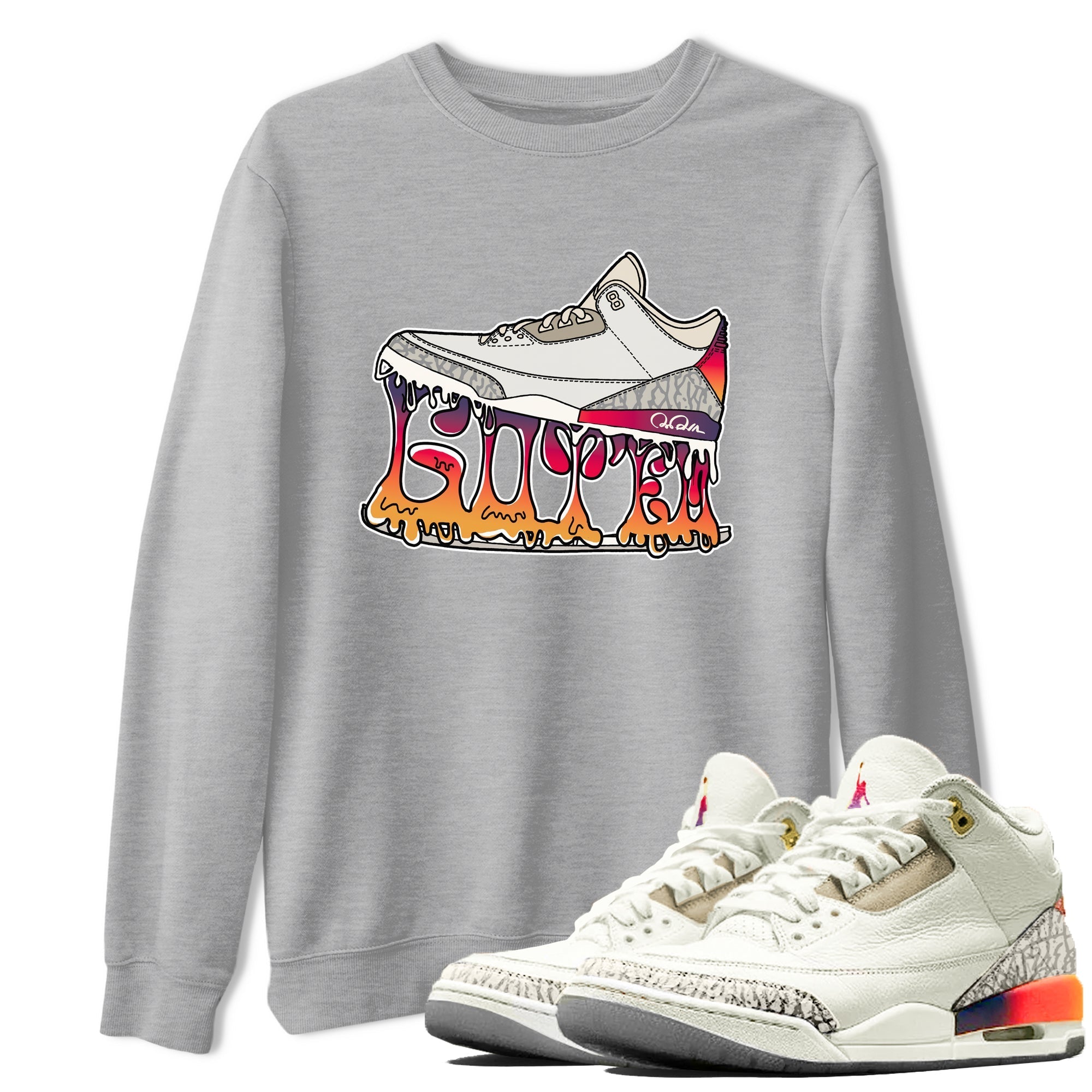 Shoe Stuck snkmatch Tee - Air Jordan 3 J Balvin