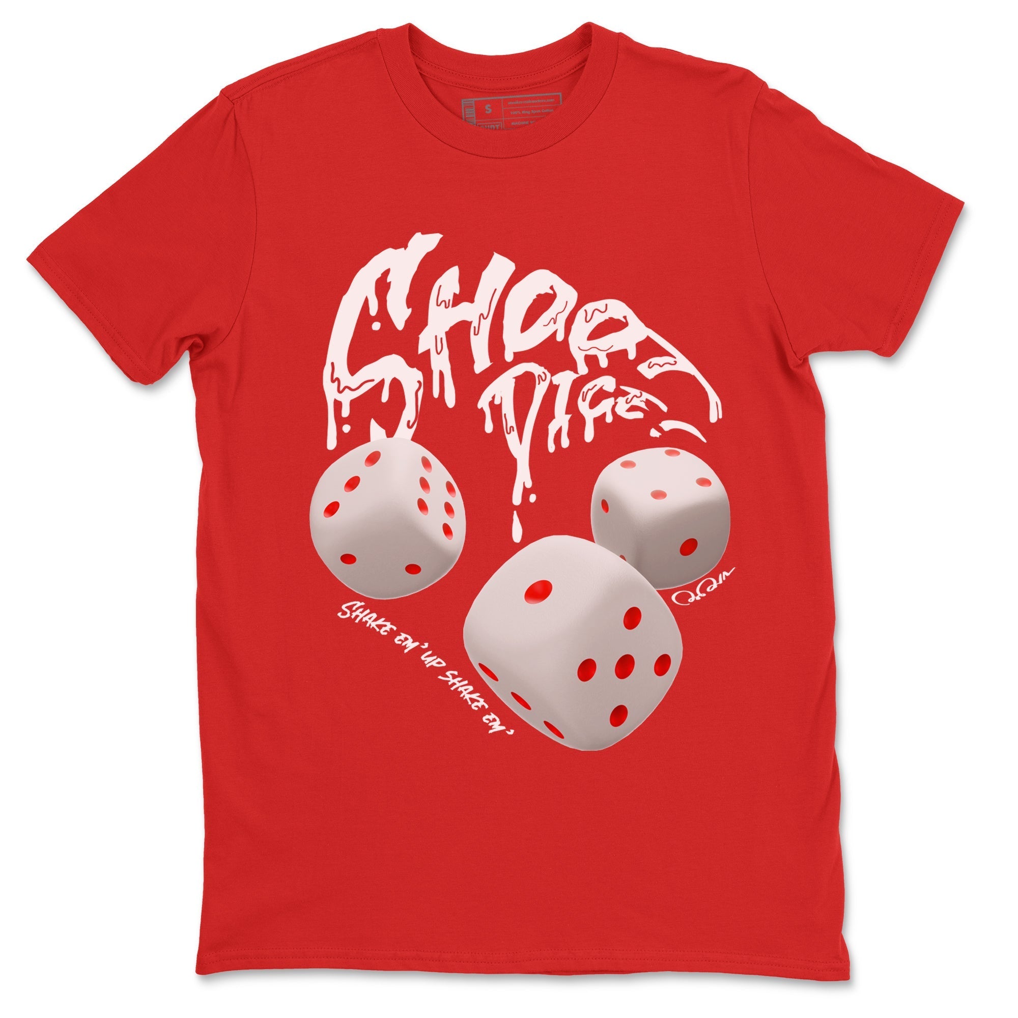Shoot Dice snkmatch Tee - Air Jordan 1 University Red