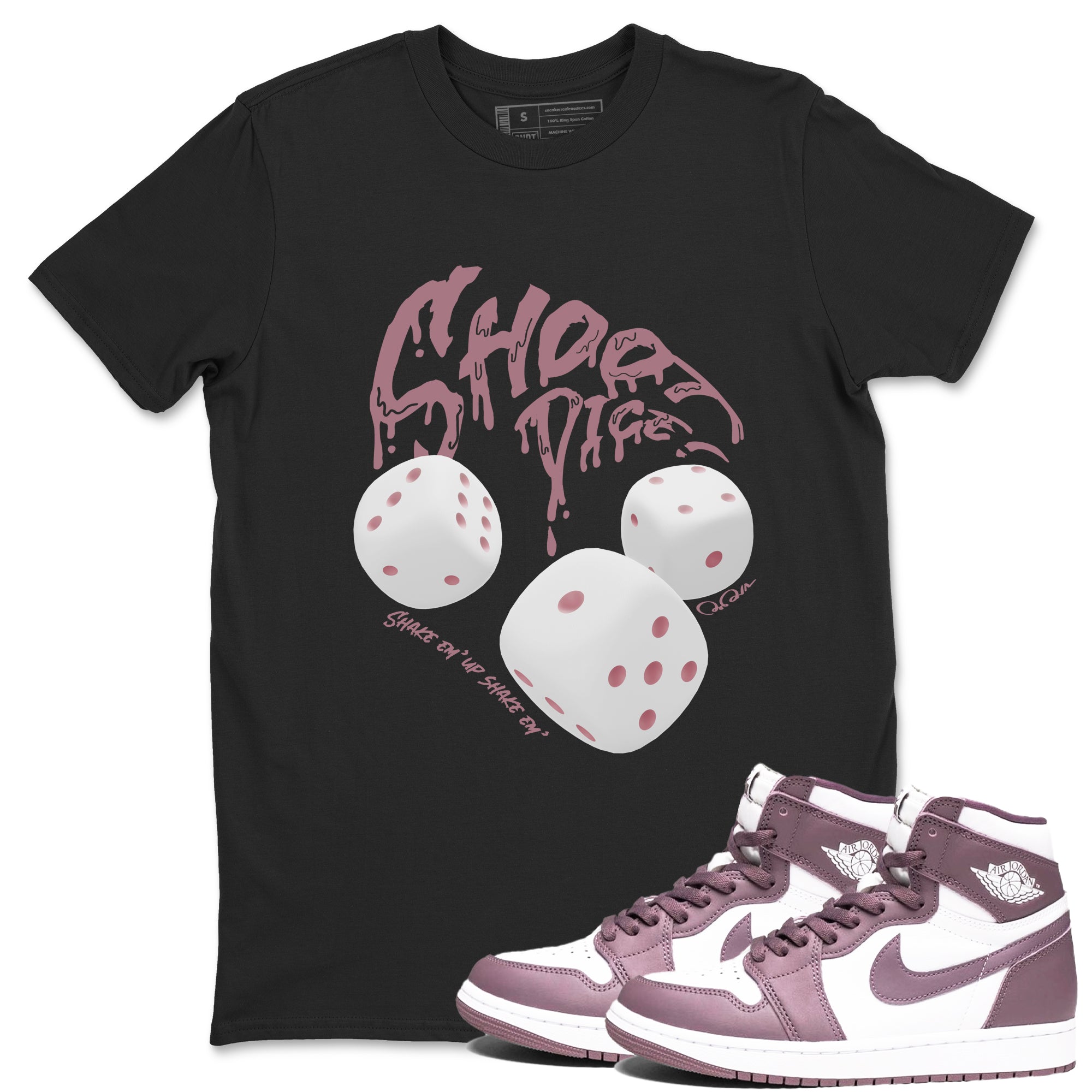 Shoot Dice snkmatch Tee - Air Jordan 1 Mauve