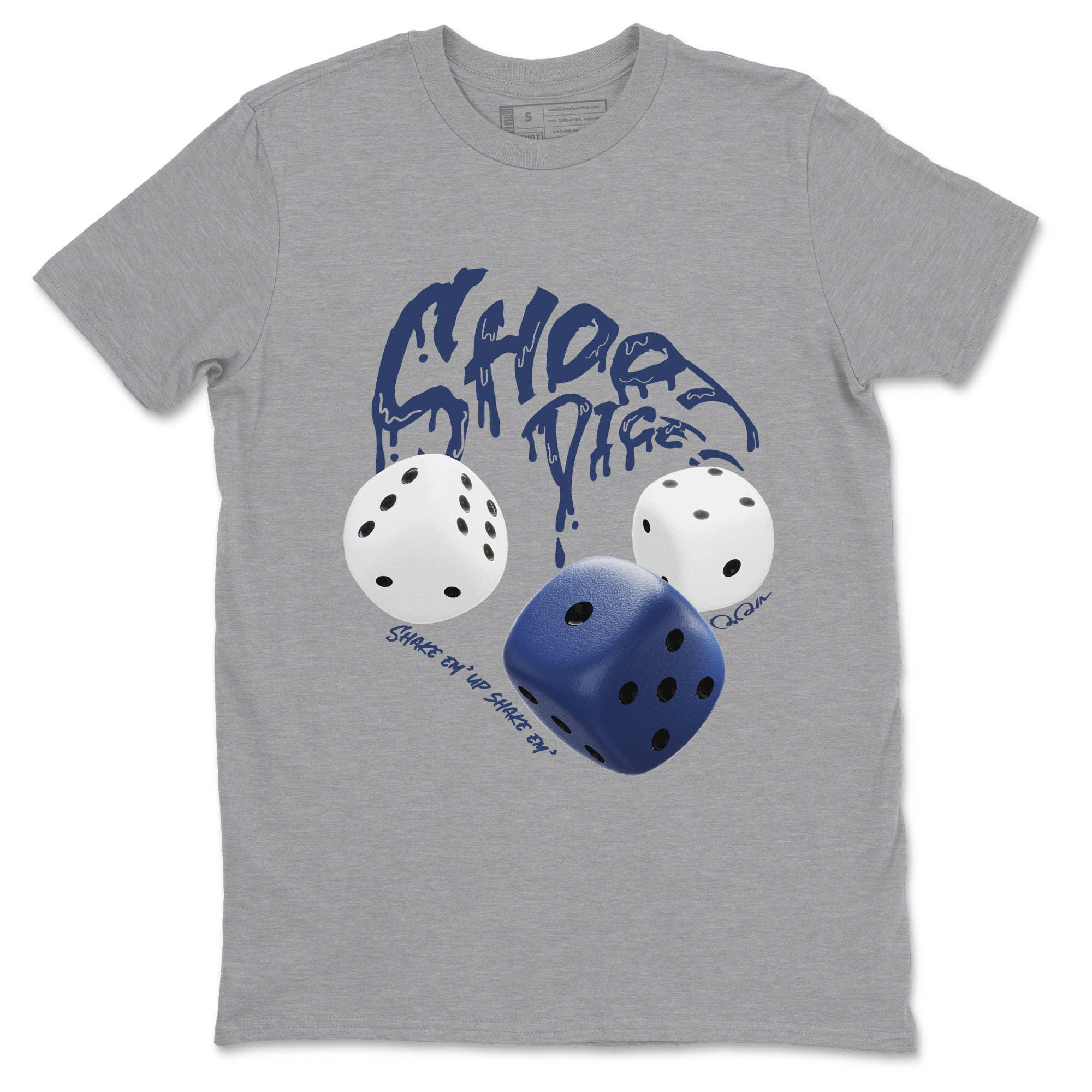 Shoot Dice snkmatch Tees - Air Jordan 1 Midnight Navy