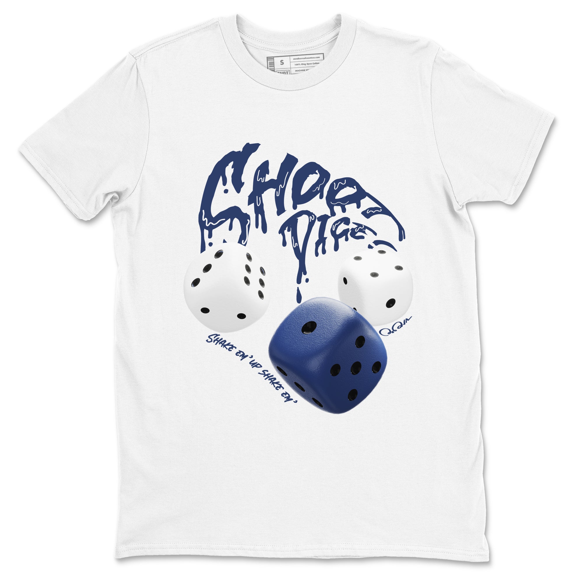 Shoot Dice snkmatch Tees - Air Jordan 1 Midnight Navy