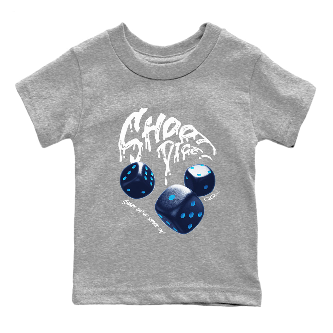 Shoot Dice snkmatch Tees Kids - Air Jordan 1 Obsidian