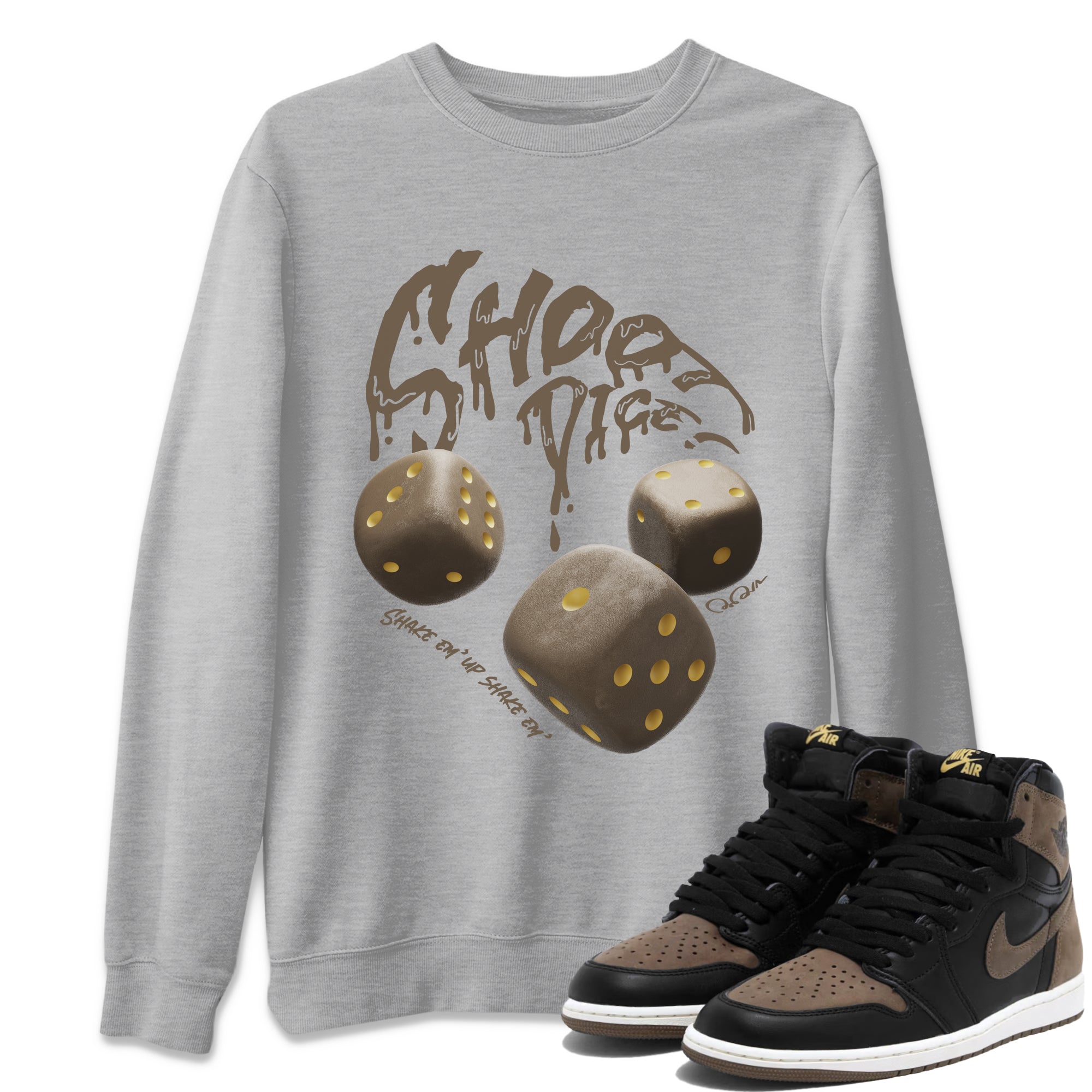 Shoot Dice snkmatch Tee - Air Jordan 1 Palomino