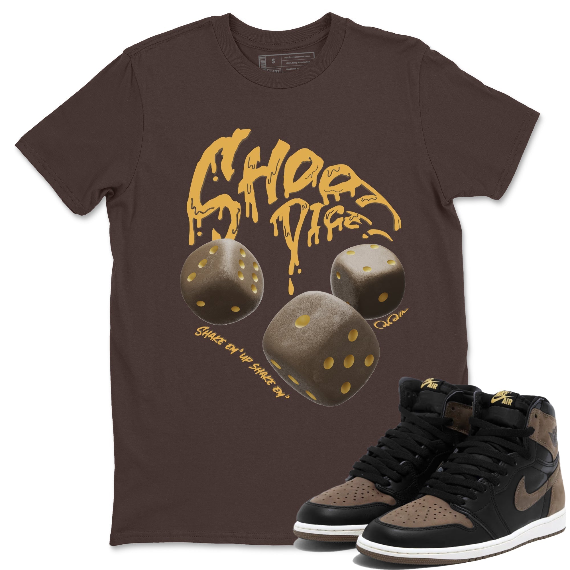 Shoot Dice snkmatch Tee - Air Jordan 1 Palomino