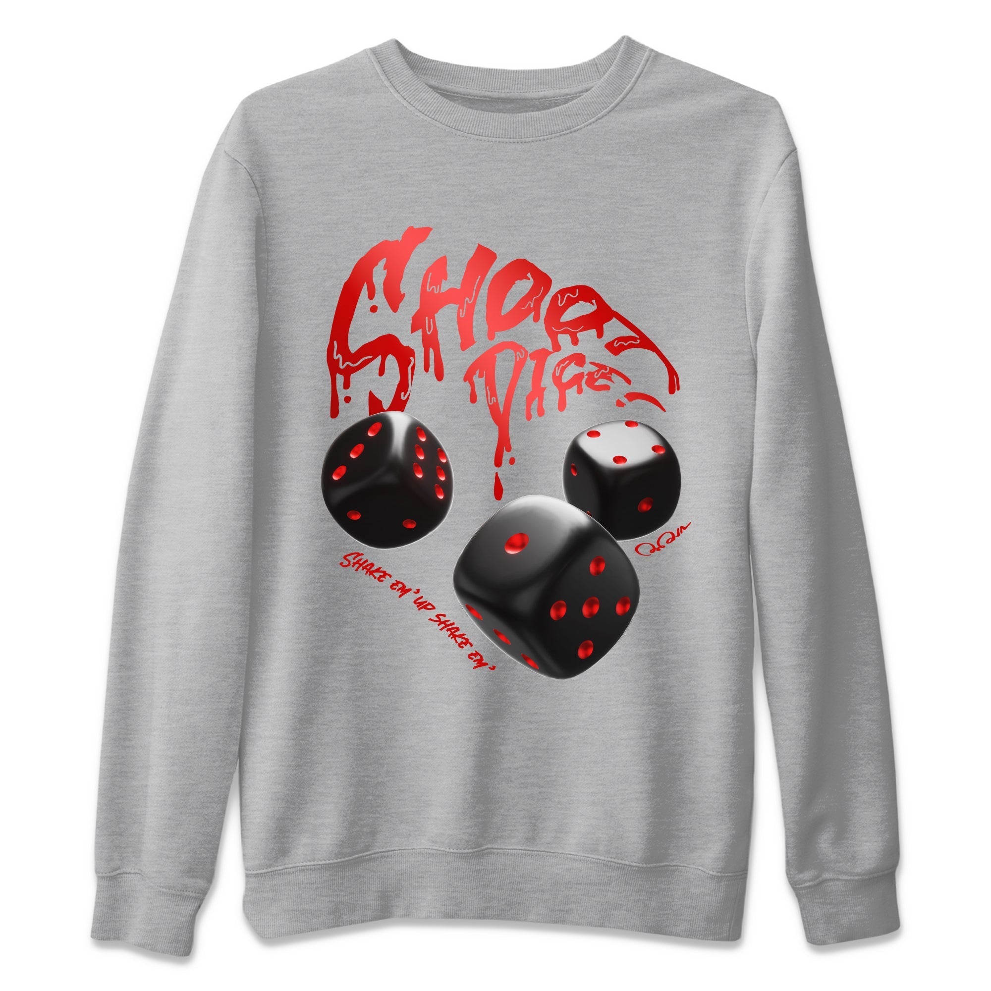 Shoot Dice Unisex Tops - Air Jordan 1 Satin Bred